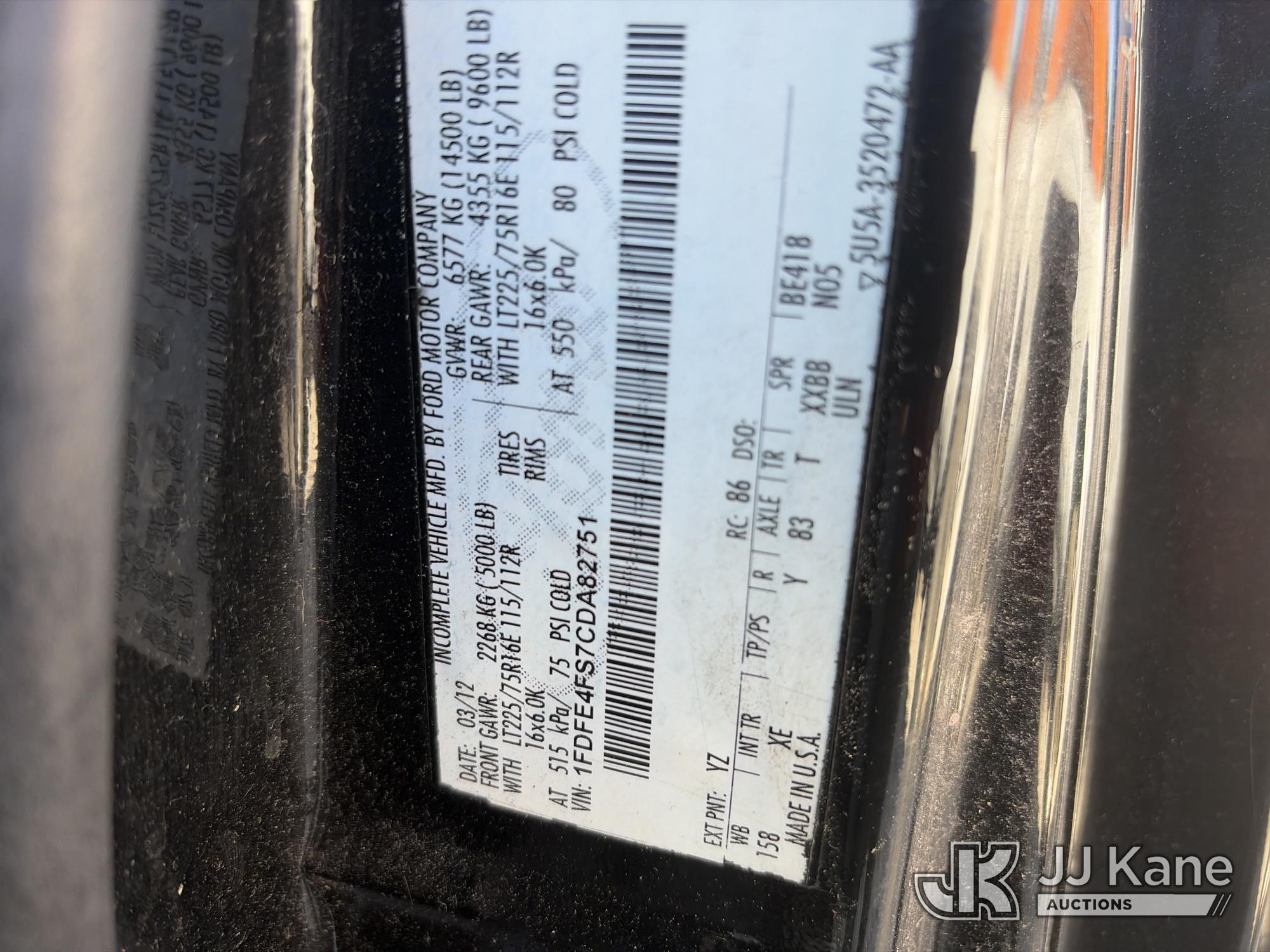 2012 Ford E450