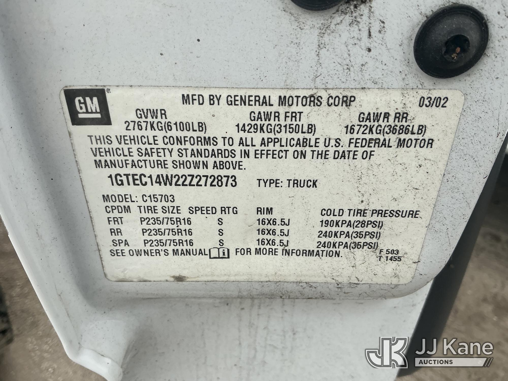 2002 GMC SIERRA 1500