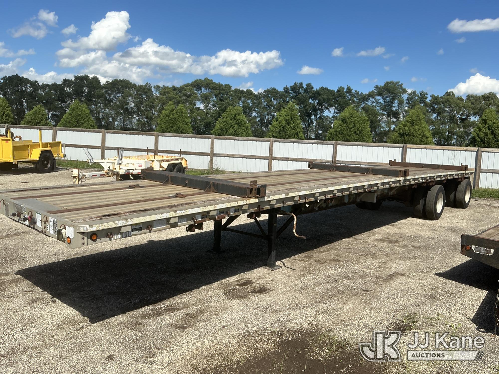 2003 Wilson Trailer Co T/A High Flatbed Trailer, ***Extra Loading Assistance Needed***