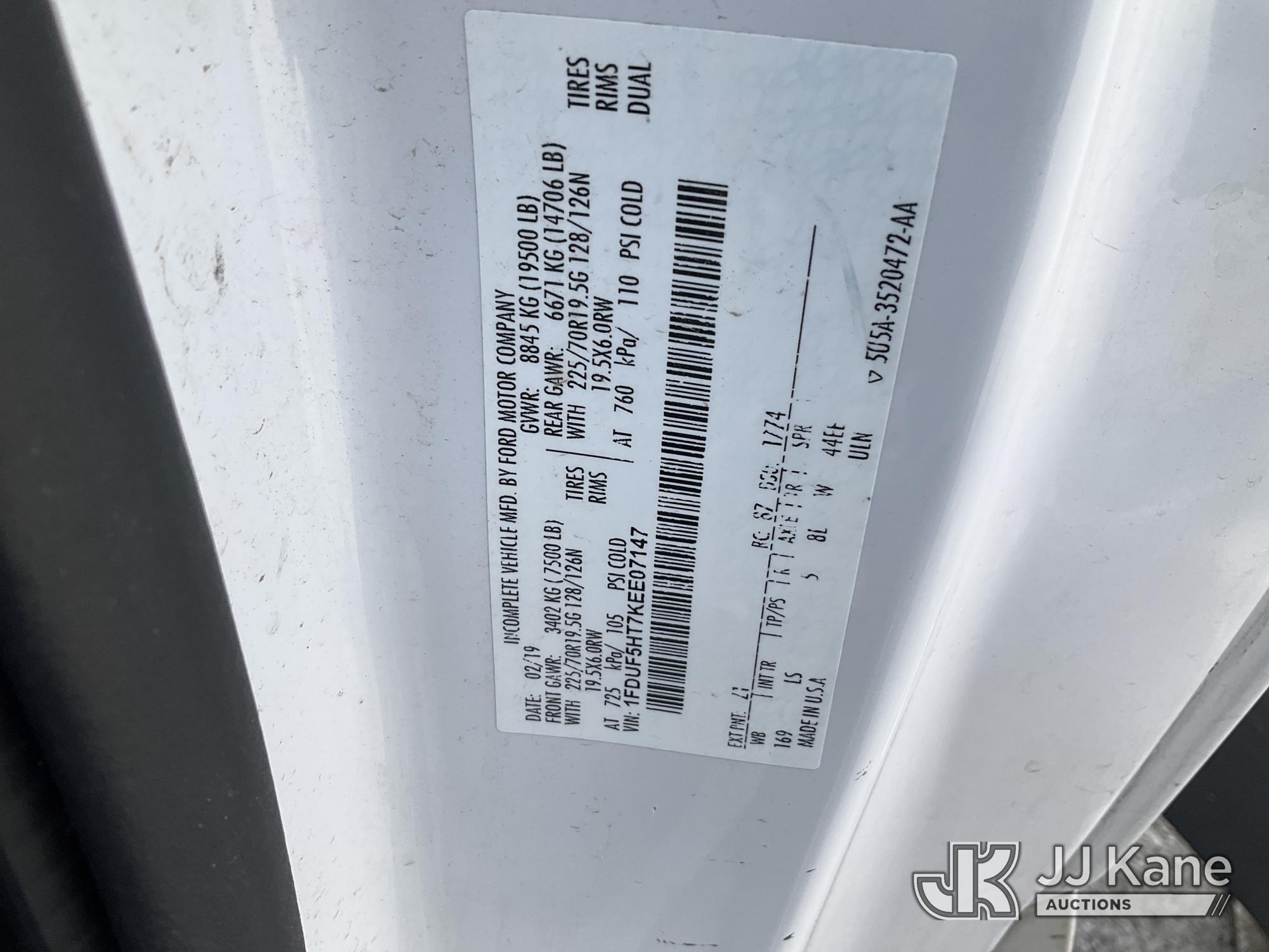 2019 Ford F550 4X4