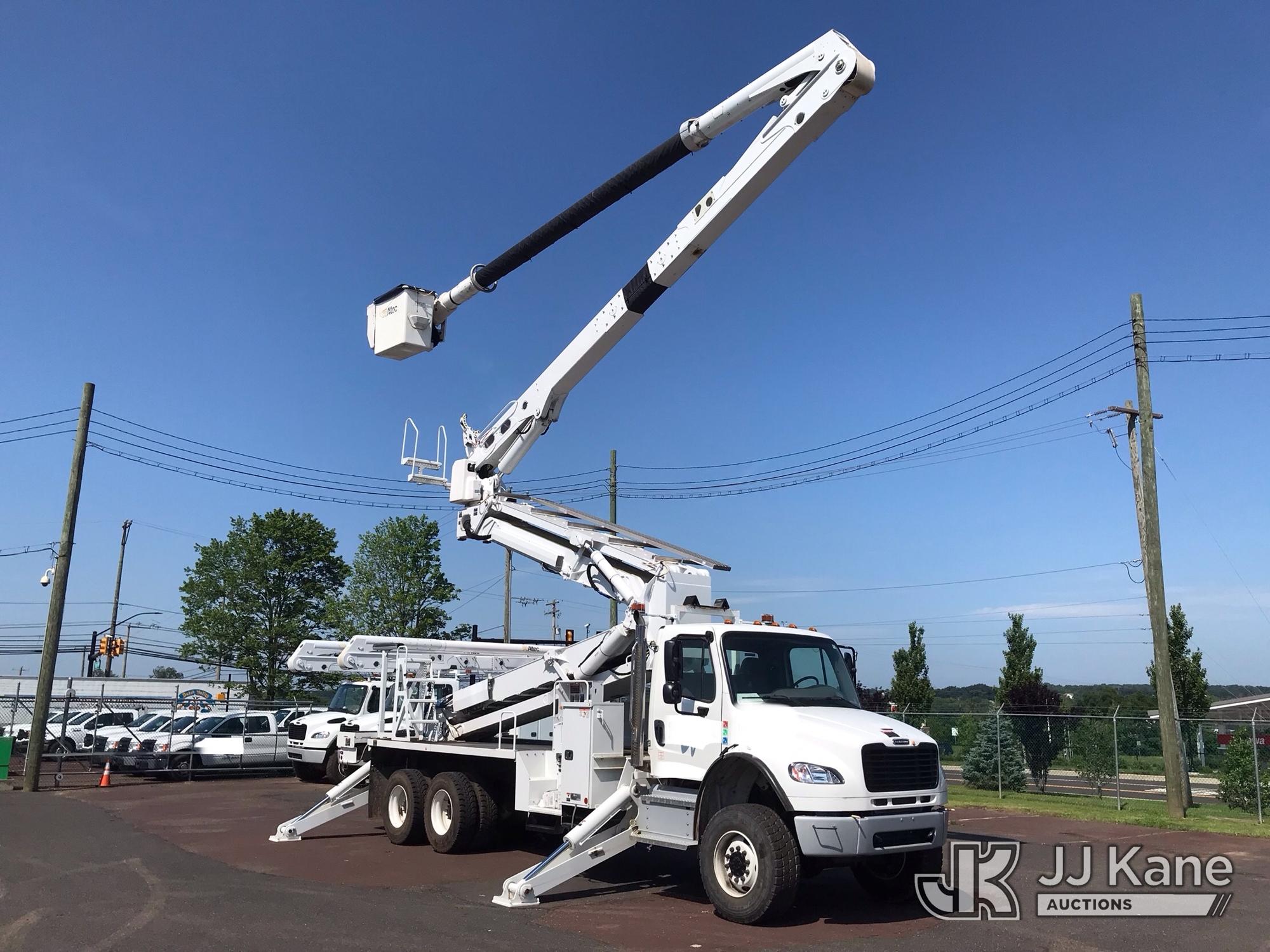 Altec AN67-E100 Double-Elevator Material Handling Bucket Truck On