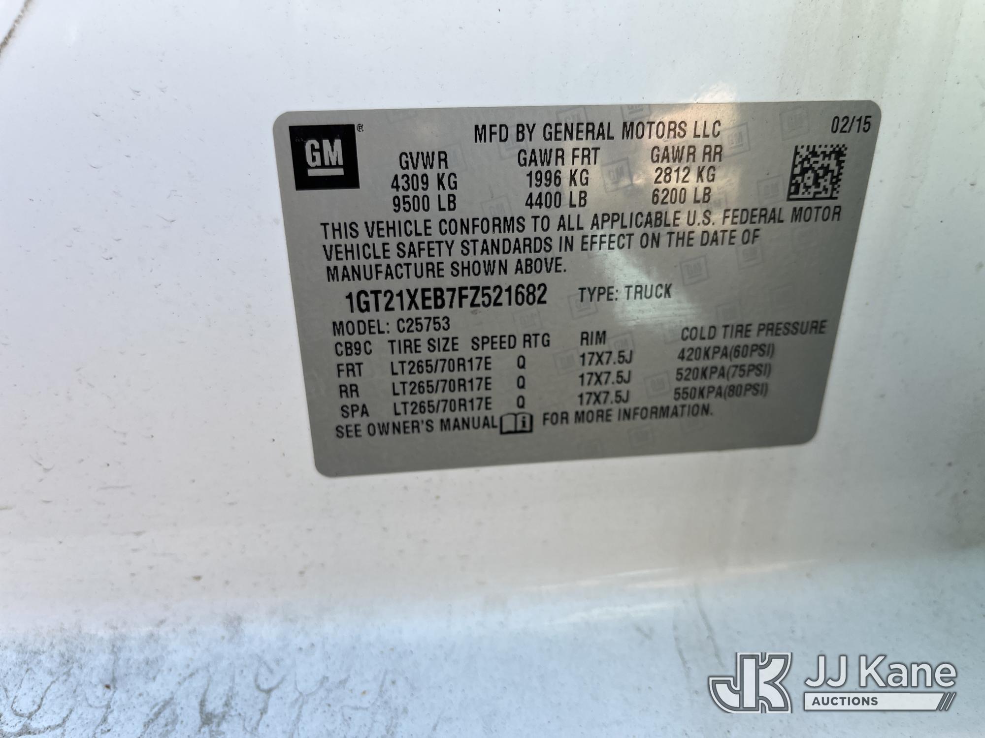 2015 GMC SIERRA 2500HD