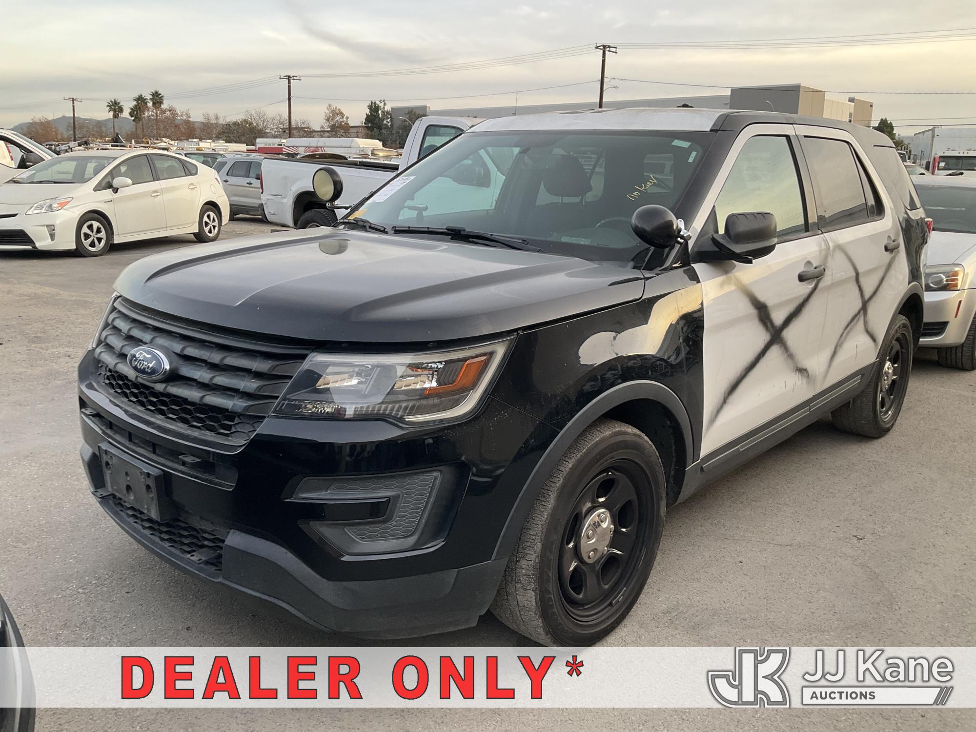 2018 Ford Explorer AWD Police Interceptor Sport Utility Vehicle, Vehicle is subject to an open NHTSA safety recall related to IN SOME OF THE AFFECTED VEHICLES, IT MAY BE POSSIBLE THAT SOME OF THE EXTERIOR A-PILLAR APPLIQUE TRIM CLIP ATTACHMENTS ARE NOT PROPERLY ENGAGED DUE TO IMPROPER ASSEMBLY OR REPAIR. IF THIS OCCURS, THE A-PILLAR APPLIQUE TRIM, WHICH BORDERS THE RIGHT AND LEFT SIDE OF THE WINDSHIELD, MAY BE LOOSE, MISSING OR BECOME DETACHED WHILE DRIVING AND CAN CREATE A ROAD HAZARD FOR OTHER ROAD USERS, INCREASING THE RISK OF A CRASH, but a remedy for this recall does not appear to be available. Dealer is not authorized to perform the recall repair. Periodically contact the manufacturer or check the VIN on the NHTSA website at www.safercar.gov to determine whether a remedy for the recall is available. As soon as a remedy is available, arrange to have the recall remedied with a dealer from that make of car to make such repair.