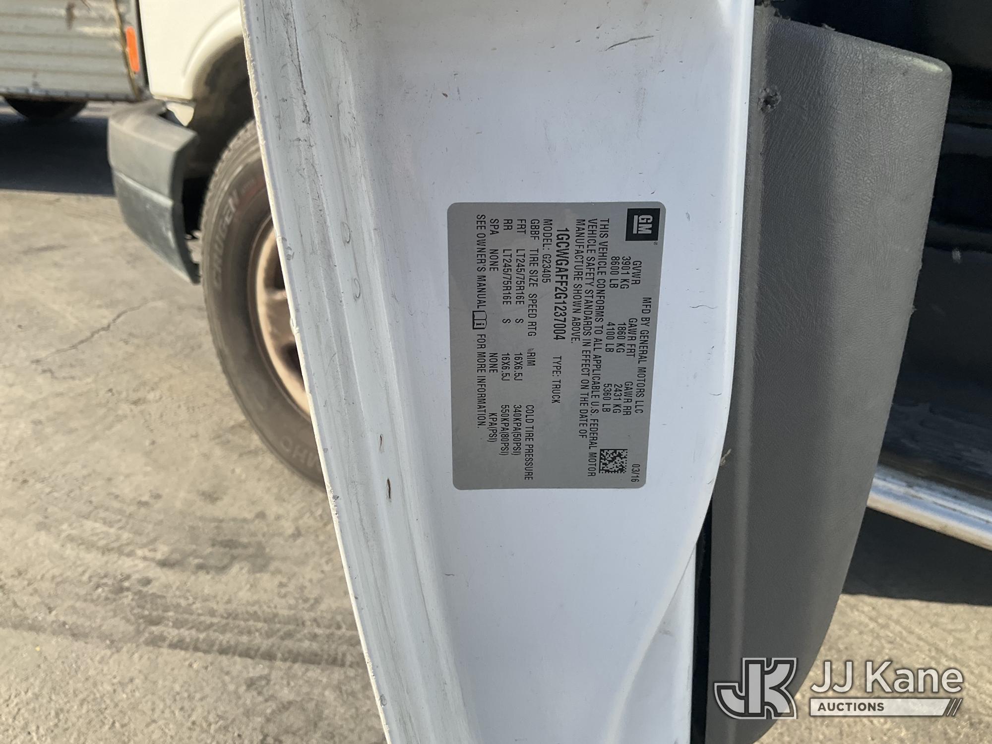 2016 Chevrolet EXPRESS 2500
