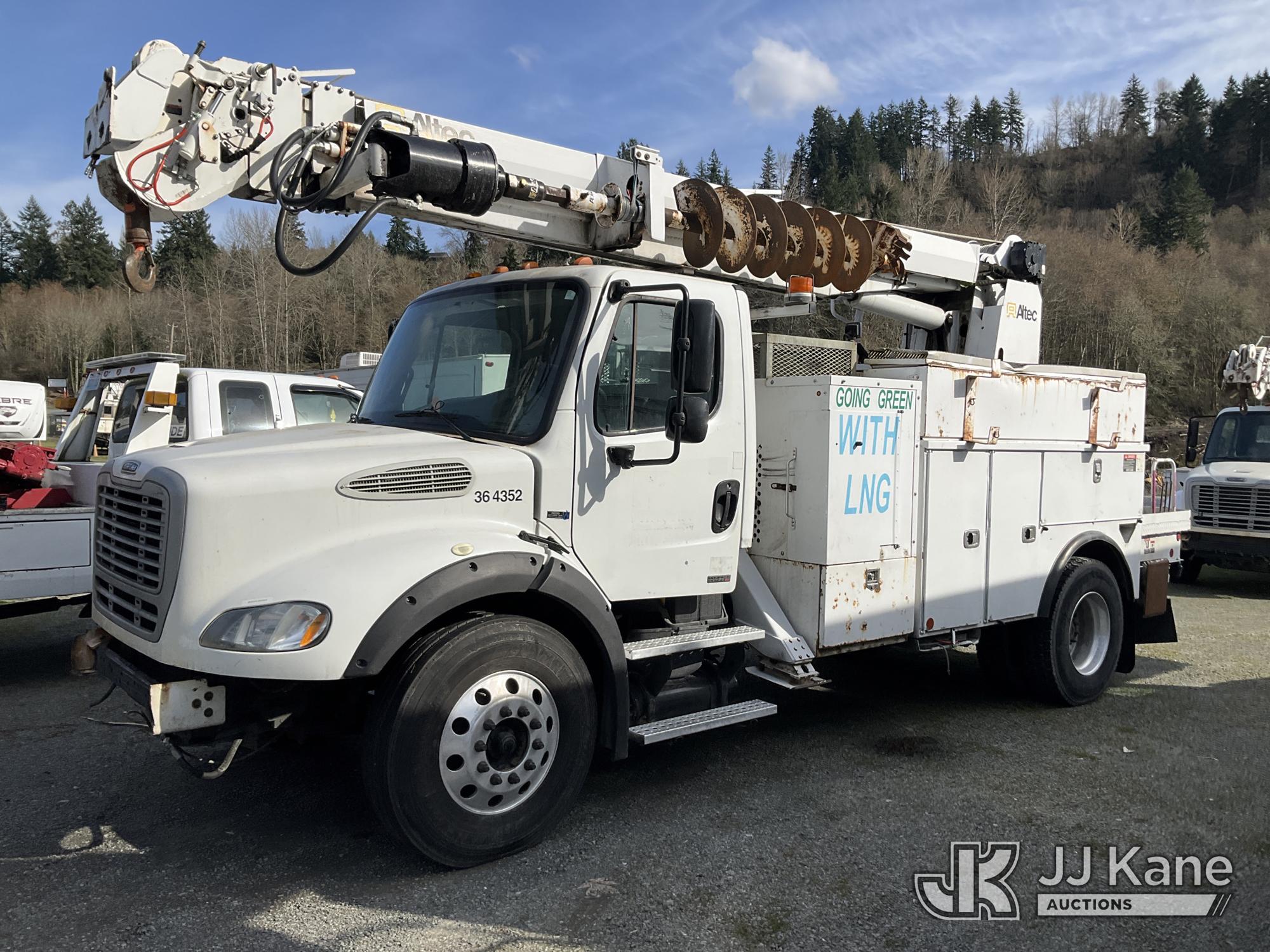 Altec DC47-TR Digger Derrick On 2015 Freightliner M2 112 Utility Truck ...
