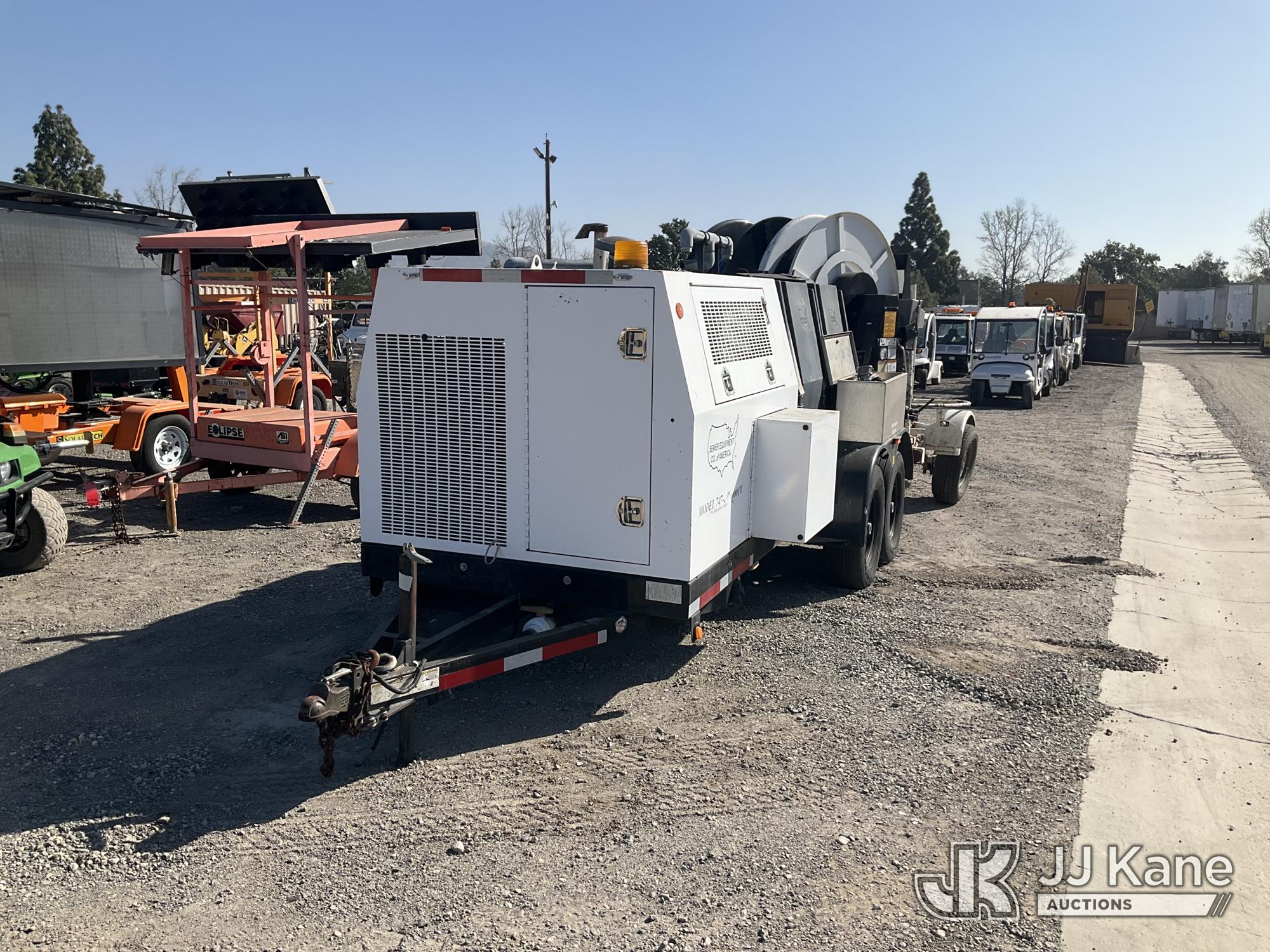 2007 Sewer Equipment Sewer Rod Trailer, Sewer Rod Trailer