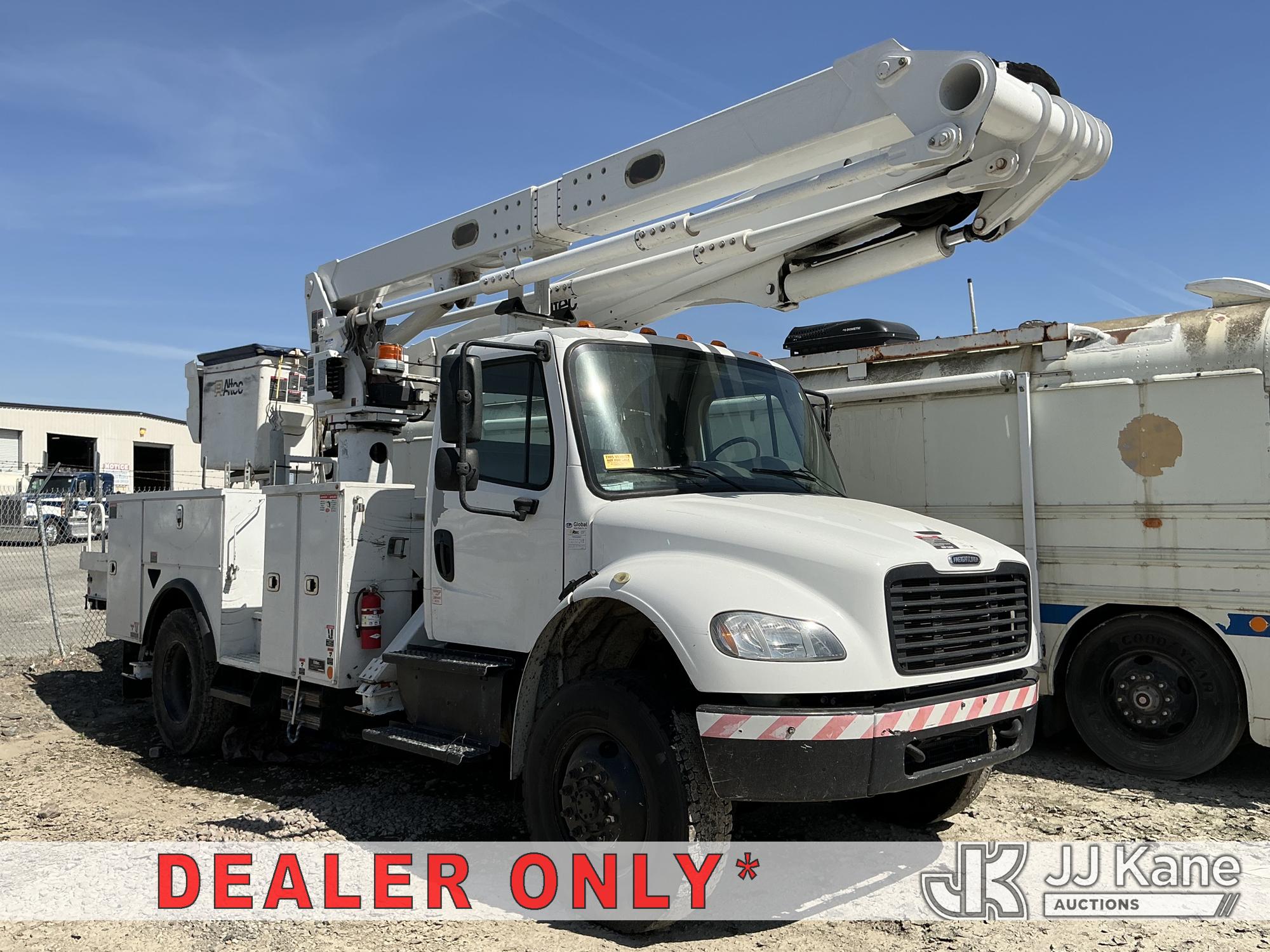 Altec TA60, Articulating Material Handling Bucket Truck rear mounted on 2019 Freightliner M2 106 Utility Truck