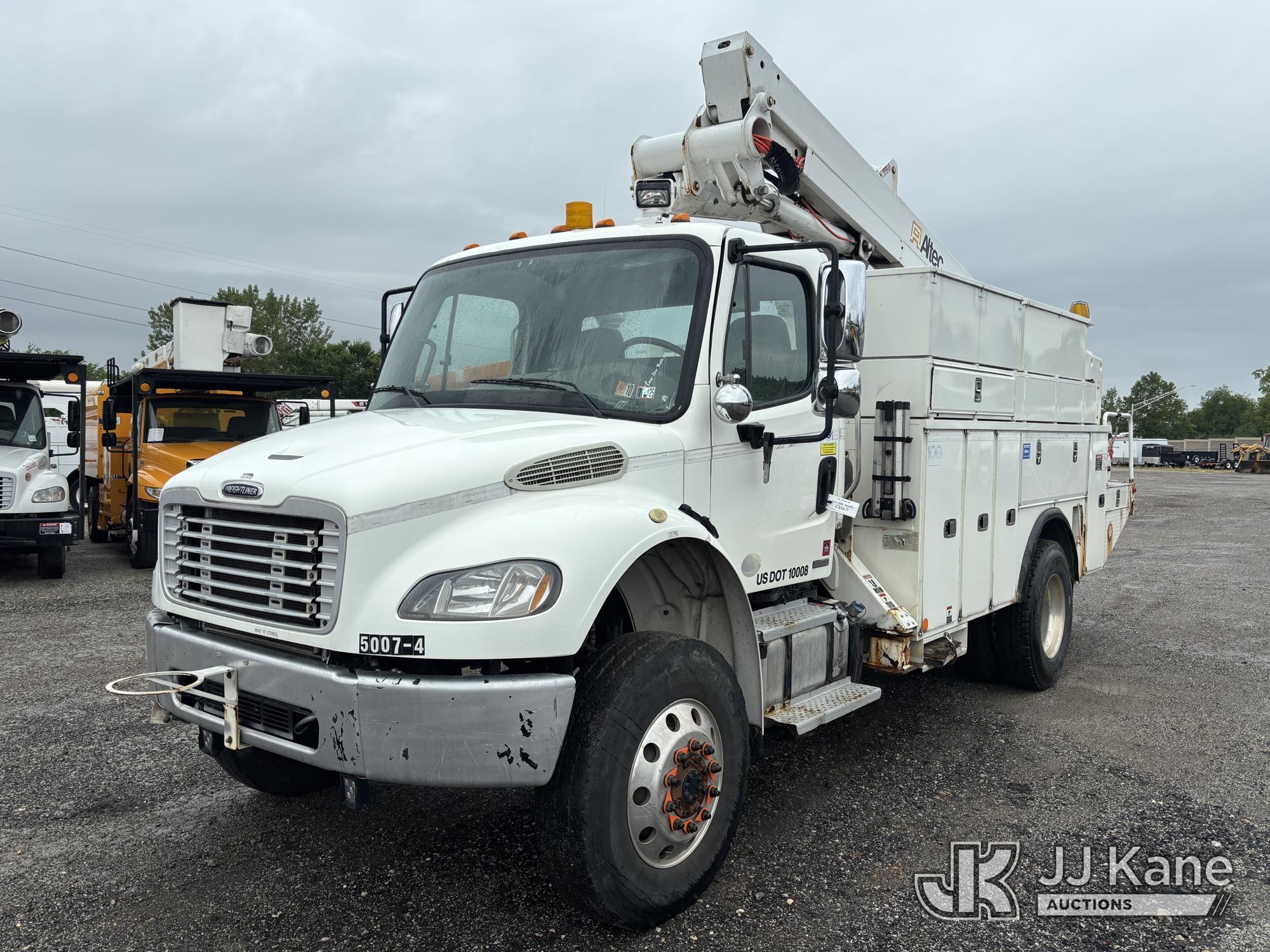 Altec TA41m, Articulating & Telescopic Bucket Truck mounted behind cab on 2012 Freightliner M2 106 Utility Truck