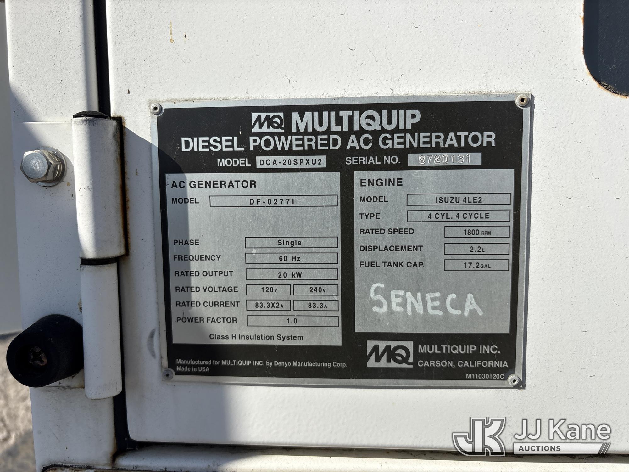 2011 Multiquip DCA-20SPXU2