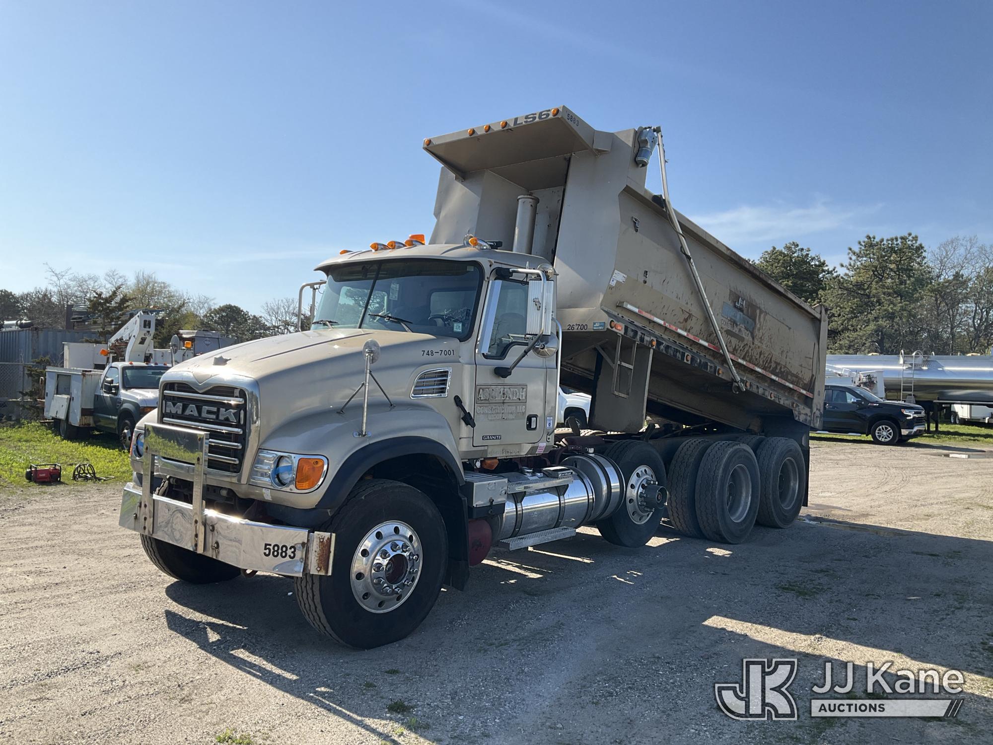 2007 Mack CV713 Granite Tri/A Dump Truck