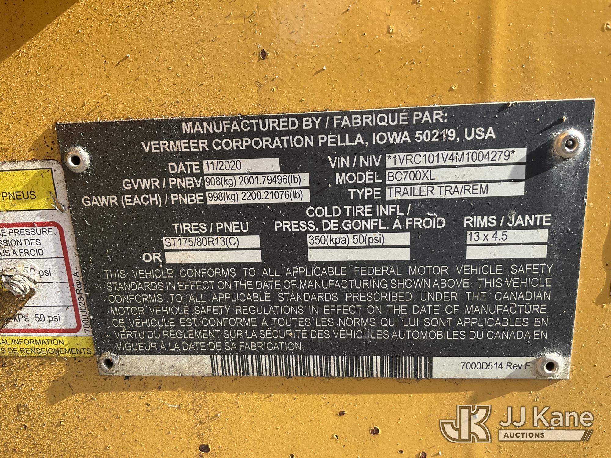 2021 Vermeer BC700XL