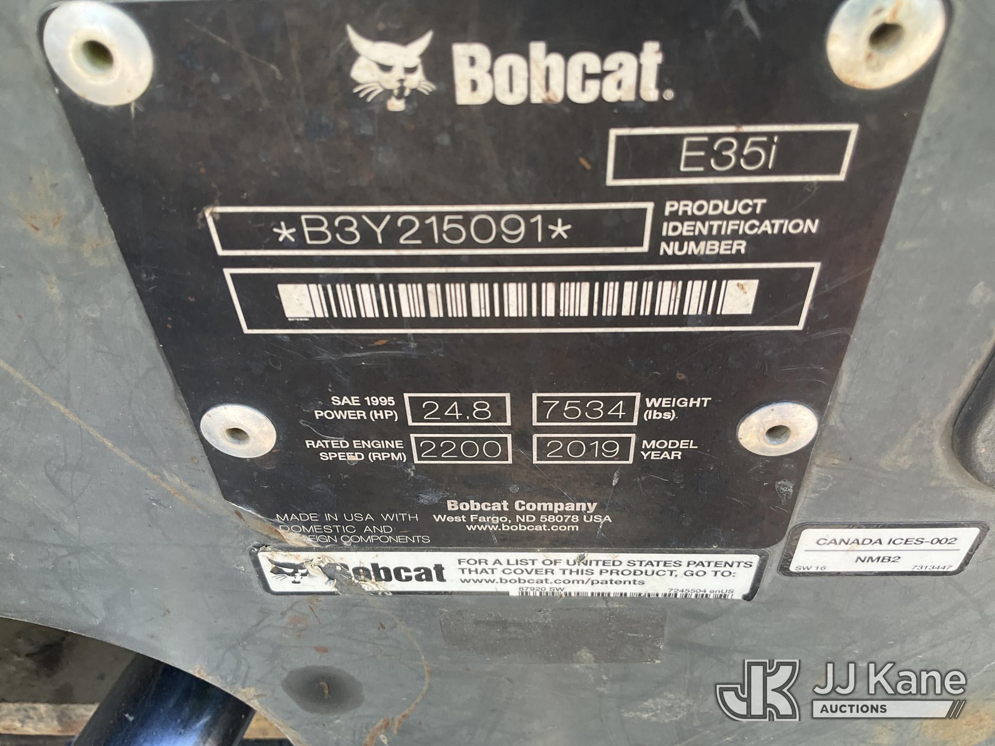 2019 Bobcat E35I
