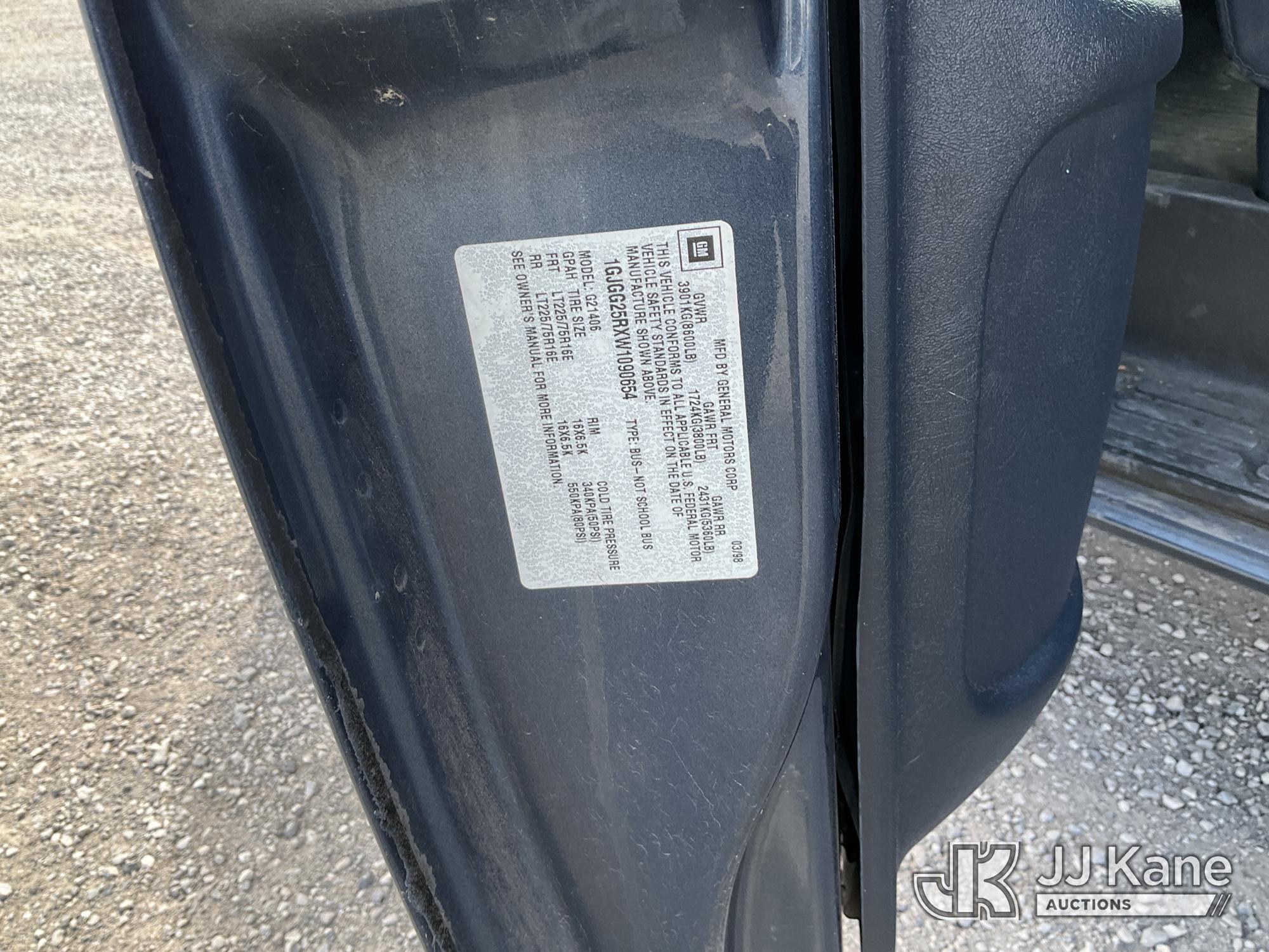 1998 GMC SAVANA G2500