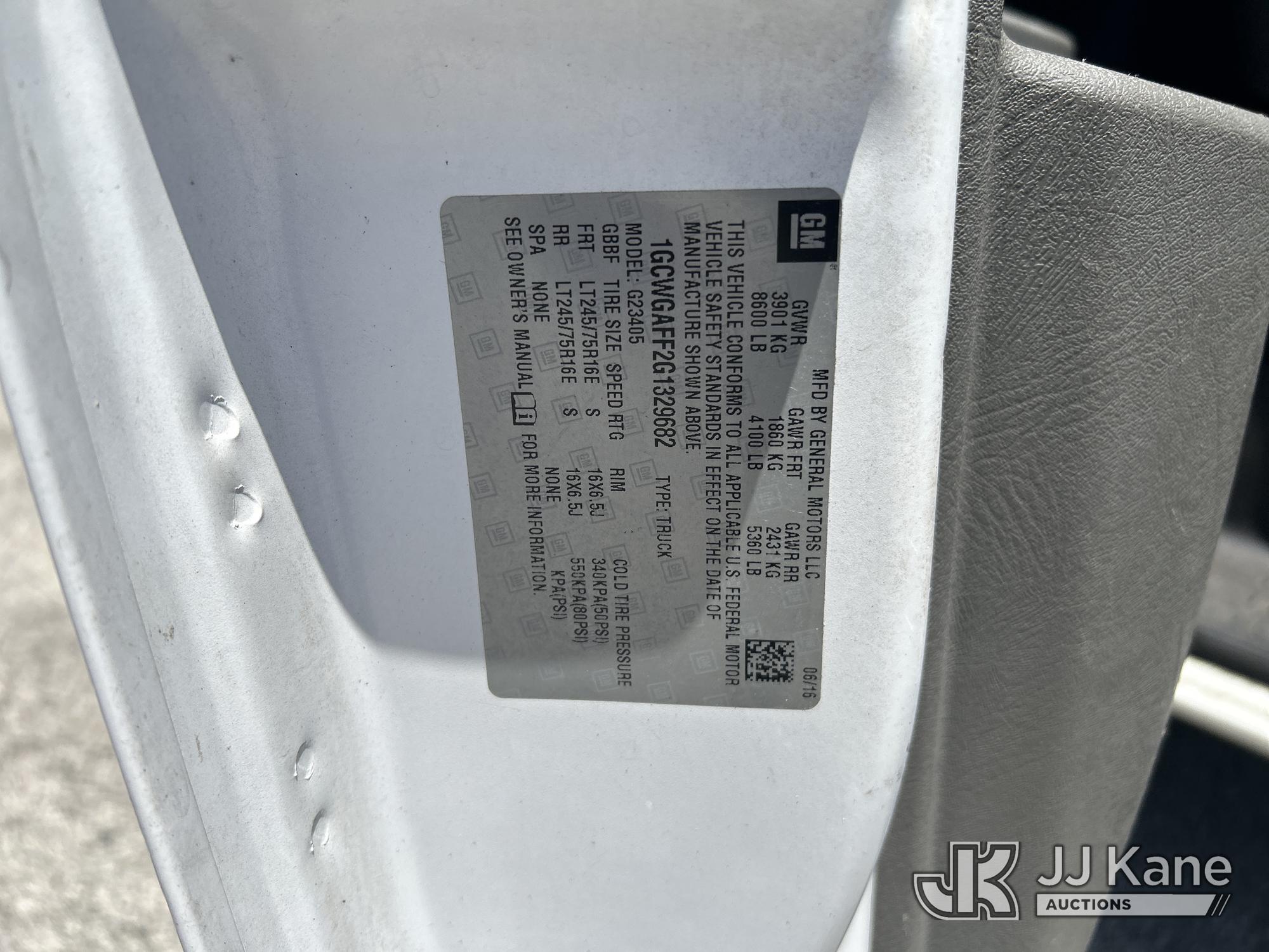 2016 Chevrolet EXPRESS G2500