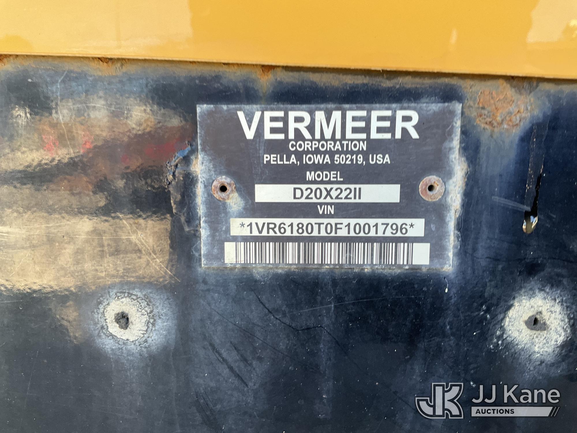 2015 Vermeer D20X22 SERIES II