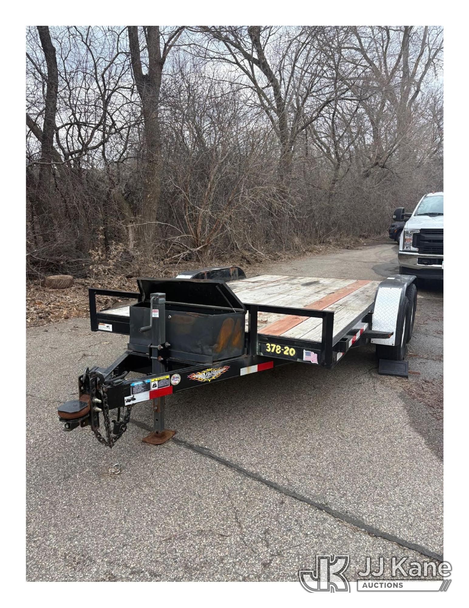 2015 H&H T/A Tagalong Flatbed Trailer