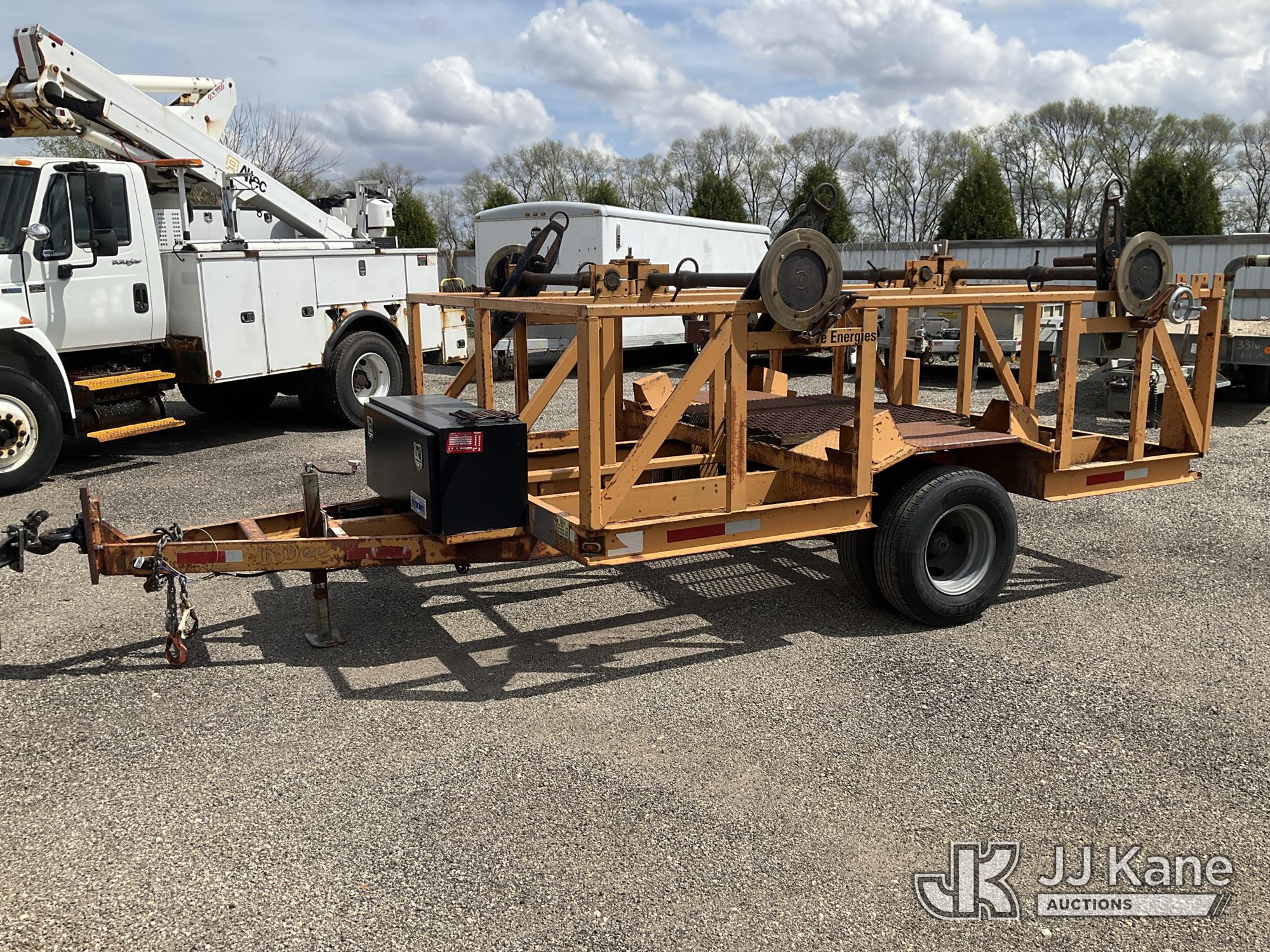2008 KDEE SPT-18-10100 S/A Reel/Material Trailer