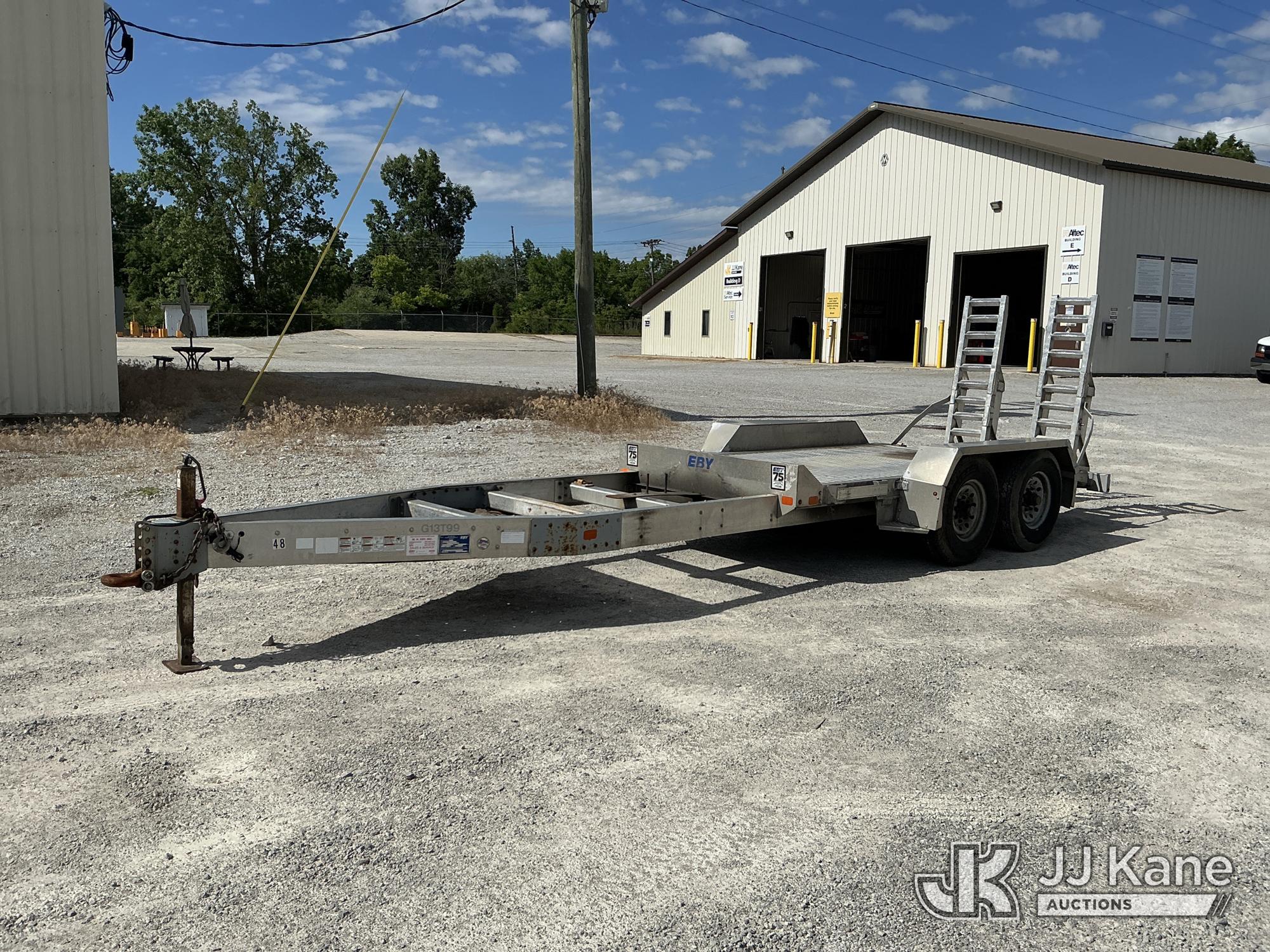 2014 EBY Trailers T/A Aluminum Tagalong Equipment Trailer