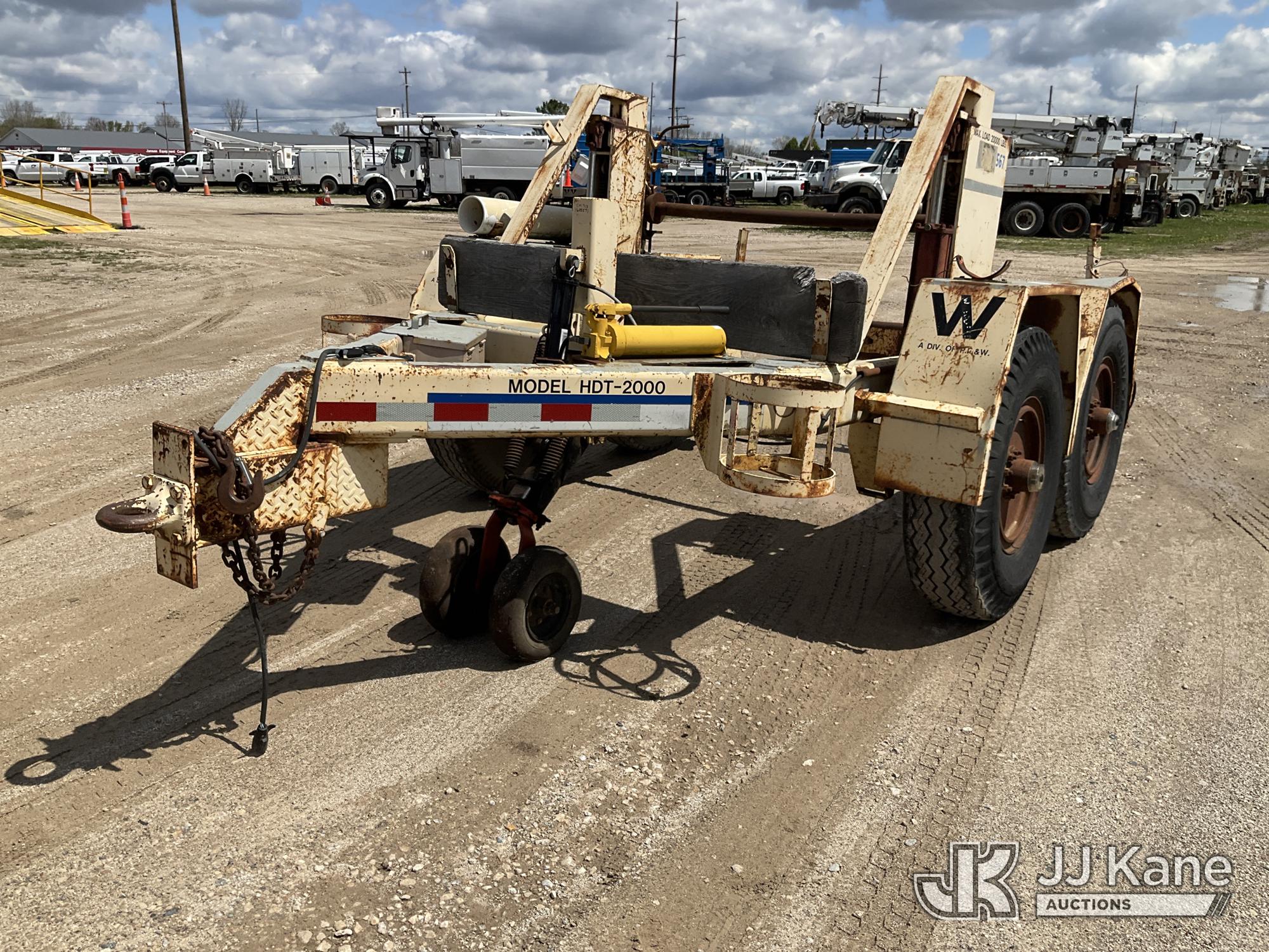 1989 Wyecliff HDT2000 T/A Hydraulic Reel Trailer