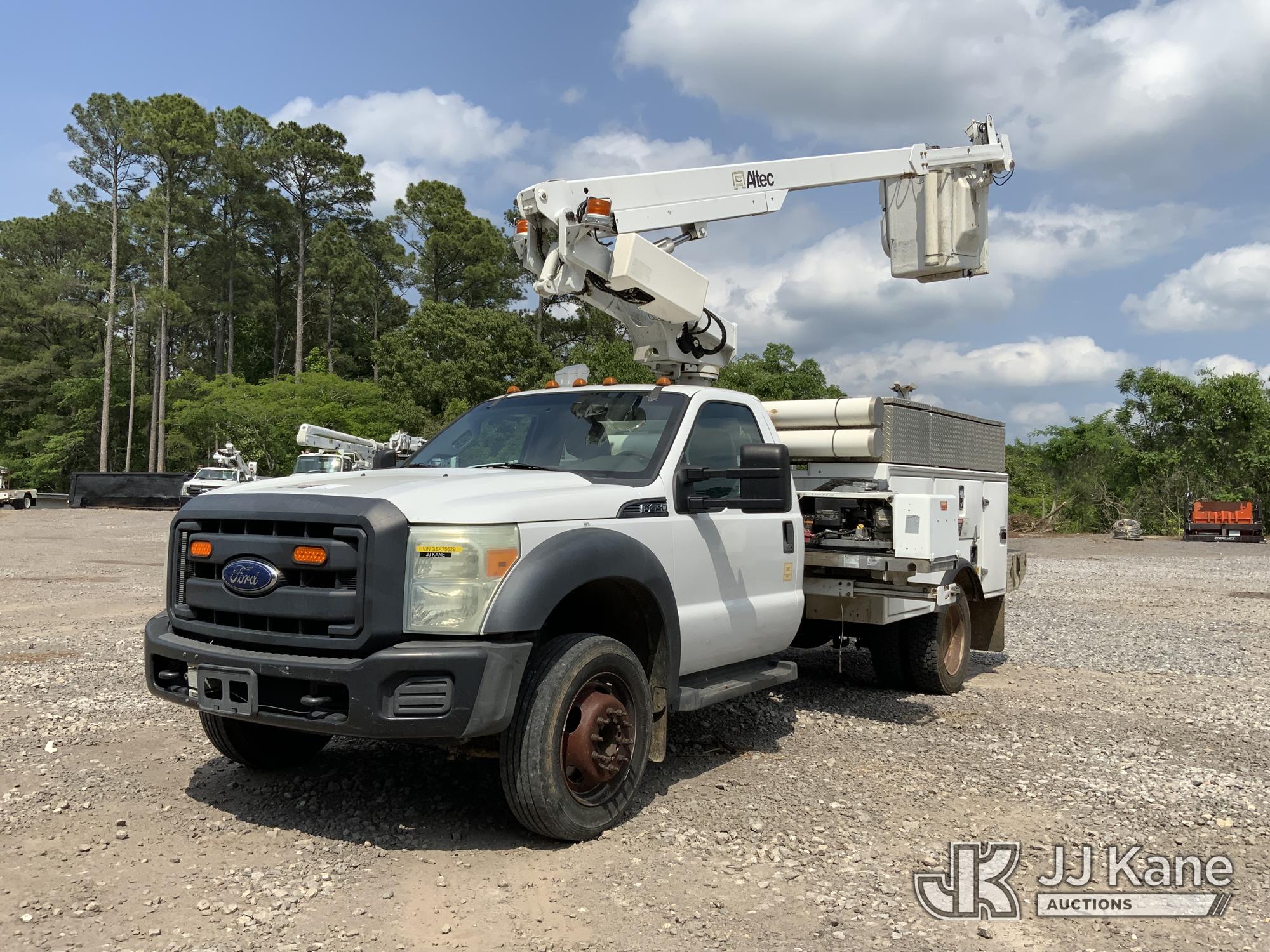Altec AT200A, Telescopic Non-Insulated Bucket Truck mounted behind cab on 2016 Ford F-450 SD Service Truck