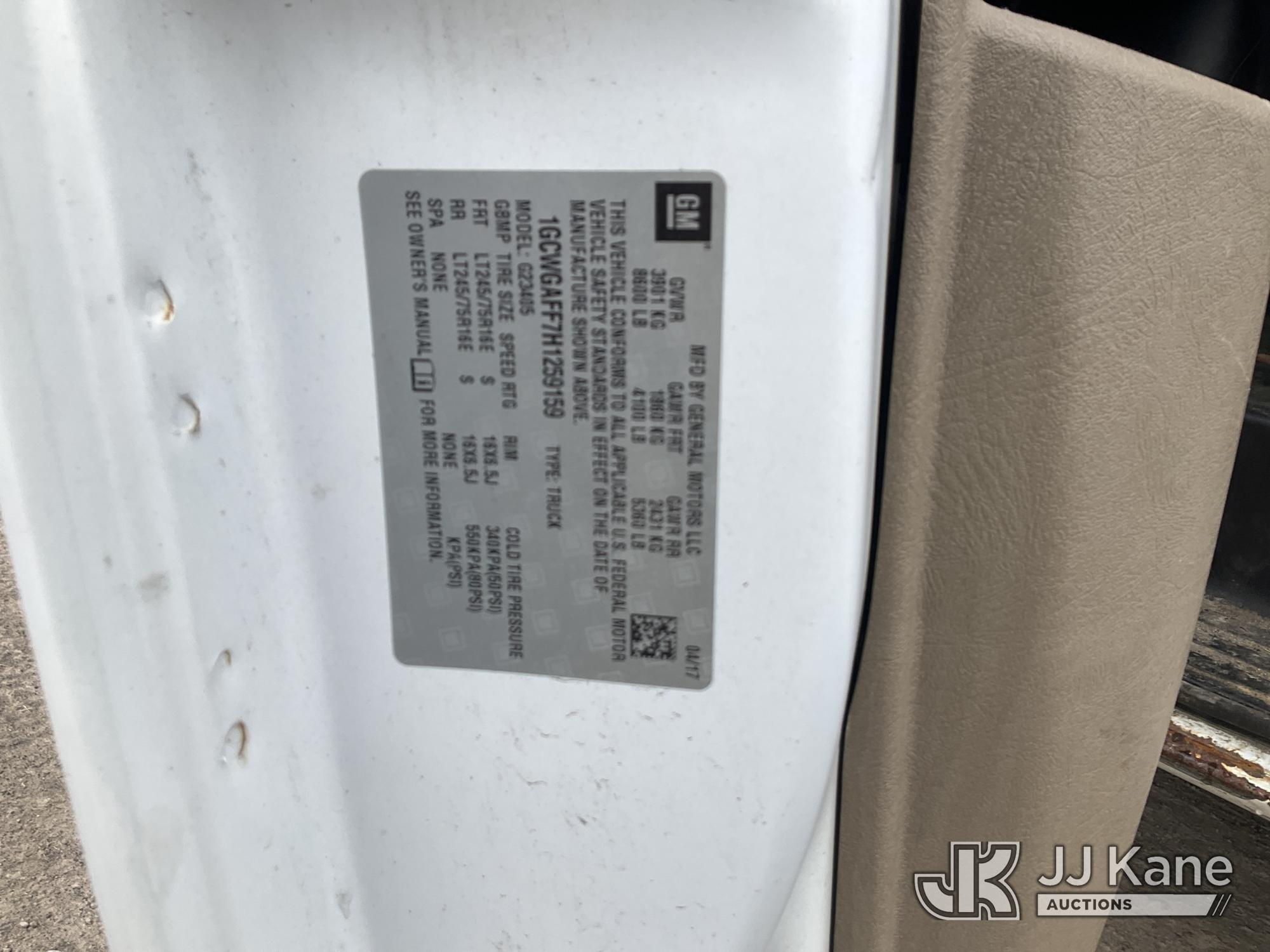 2017 Chevrolet Express G2500
