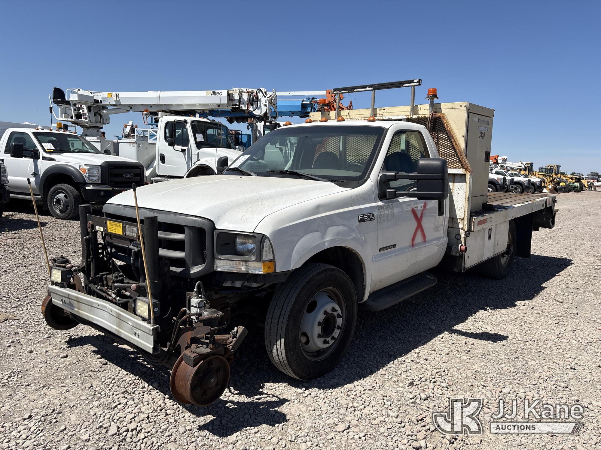 2002 Ford F-550 Regular Cab DRW Flatbed Truck, Manufacturer Recall Number 09S09 - FORD IS RECALLING MODEL YEARS 1995-2003 WINDSTAR, 2000-2003 EXCURSION DIESEL, 1993-1997 AND 1999-2003 F-250 SD THROUGH F-550 SD DIESEL, 1992-2003 E-150 THROUGH E-550, 1995-2002 EXPLORER, 1997 AND 2002 MERCURY MOUNTAINEER, 1995-1997 AND 2001-2003 RANGER, AND 1994 F53 VEHICLES EQUIPPED WITH THE TEXAS INSTRUMENTS SPEED CONTROL DEACTIVATION SWITCH (SCDS). THE SCDS MAY LEAK INTERNALLY AND THEN OVERHEAT, SMOKE, OR BURN.