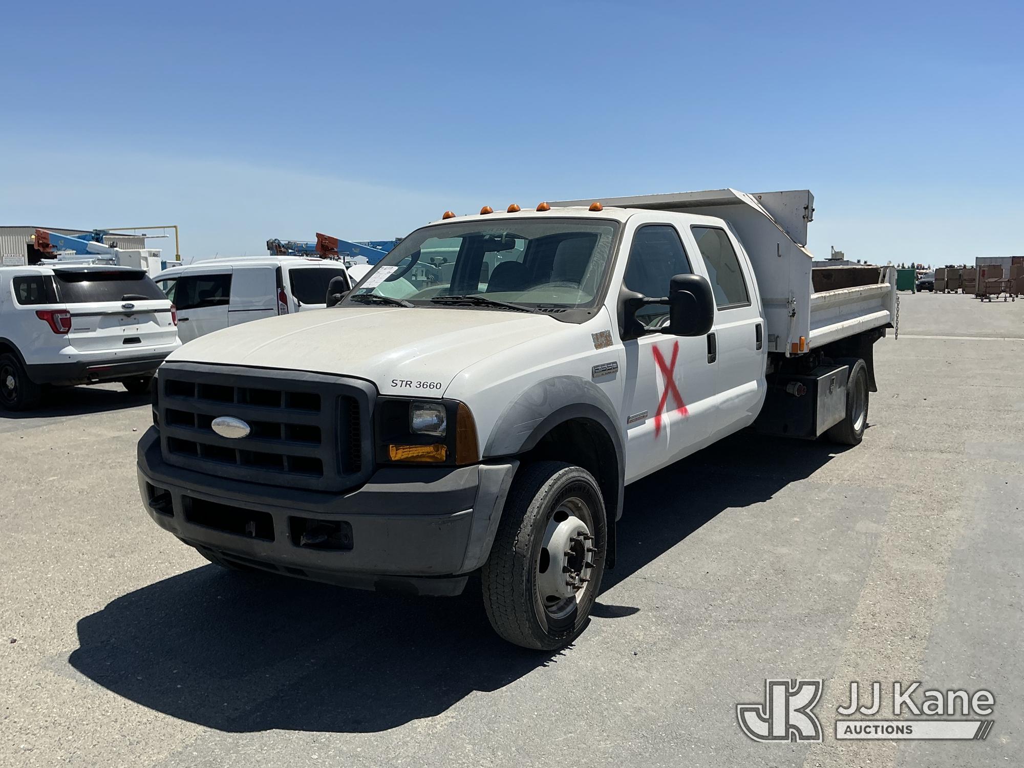 2007 Ford F-550 Crew Cab DRW Dump Truck