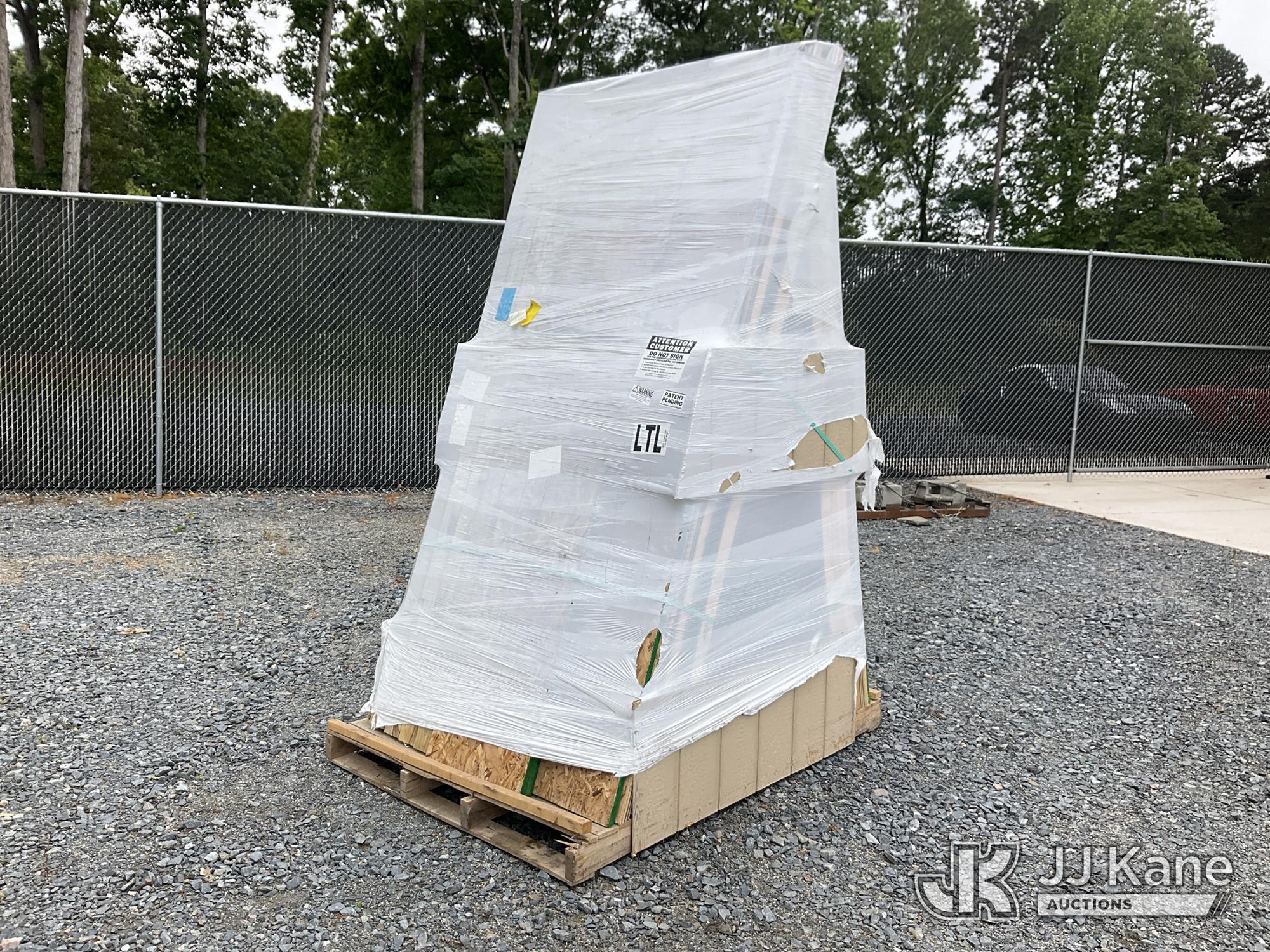 10 ft x 12 ft Little Cottage No Floor) (Assembly Required (Unused Prime Painted And Does Not Come With Roof Shingles) NOTE: This unit is being sold AS IS/WHERE IS via Timed Auction and is located in China Grove