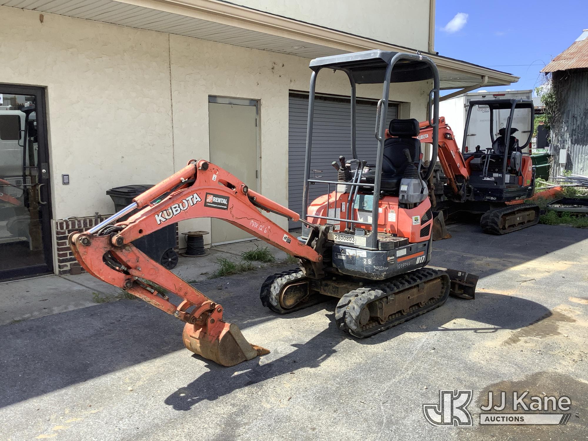 2019 Kubota U17 Mini Hydraulic Excavator