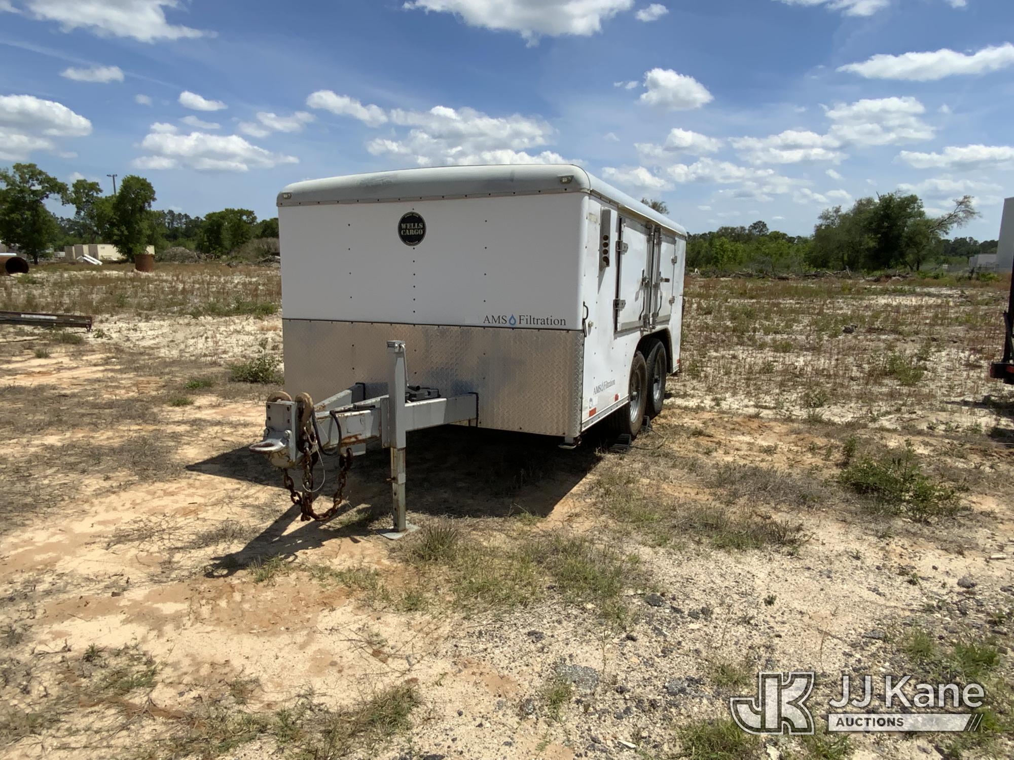 2011 Wells Cargo AMS Oil Filtration Trailer, (GA Power Unit)