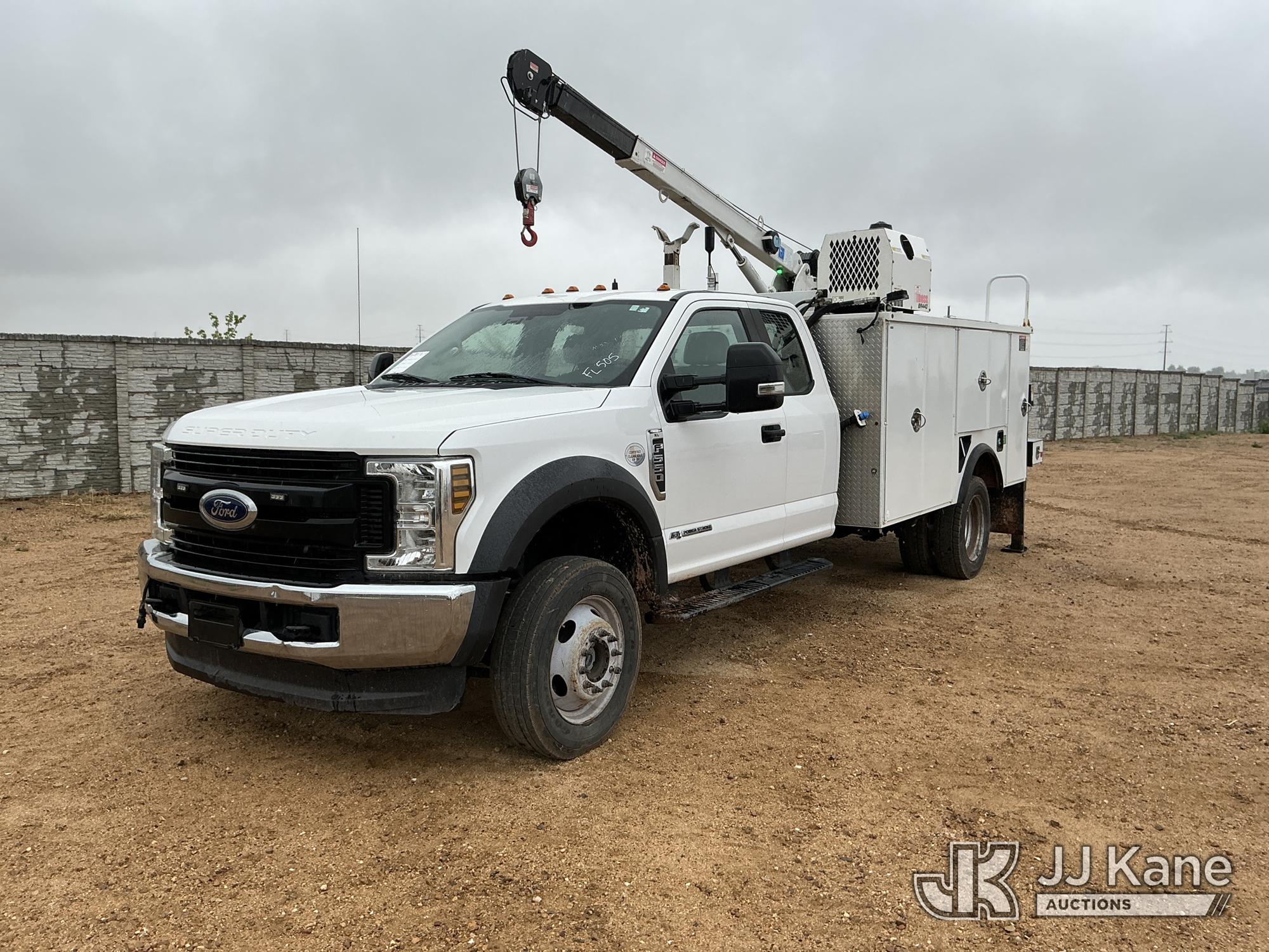 2019 Ford F-550 Extended-Cab Mechanics Service Truck, PTO Reads: 247