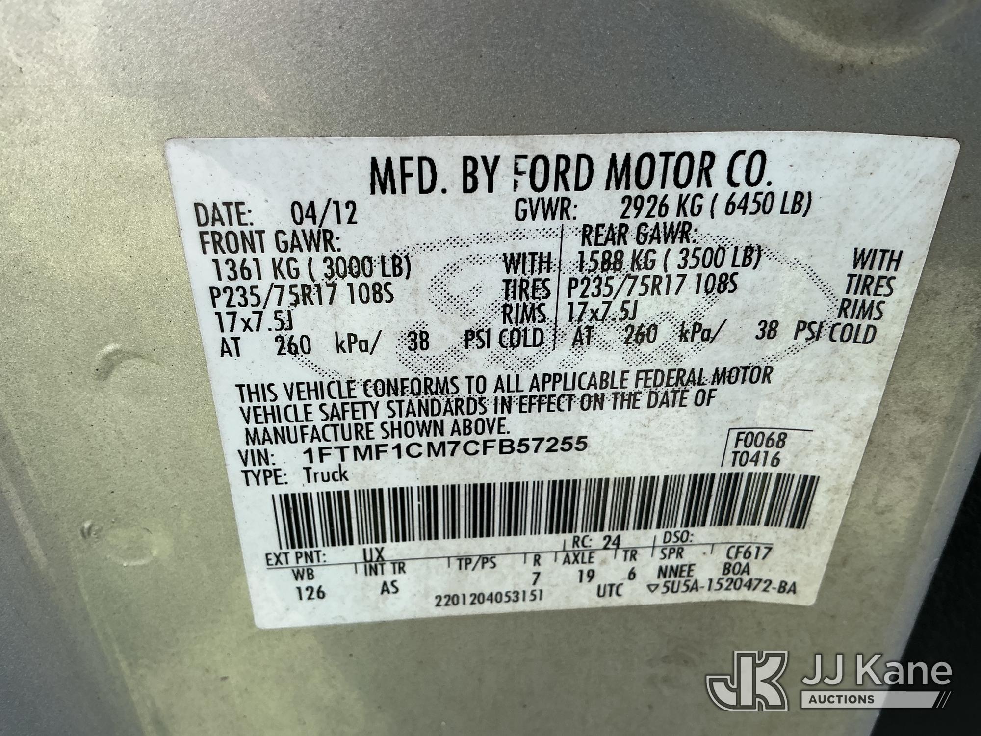 2012 Ford F150