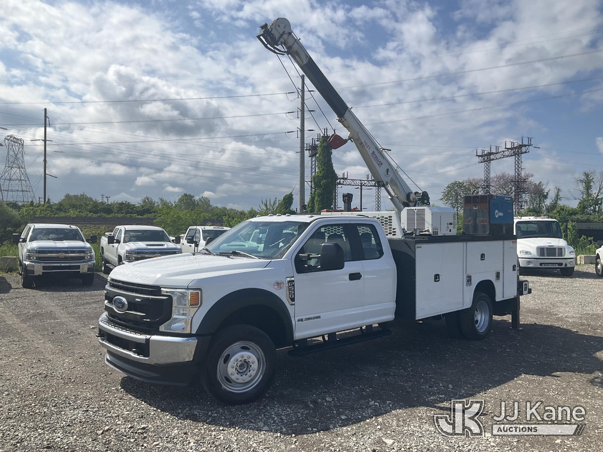 2021 Ford F550 4x4 Extended-Cab Mechanics Service Truck