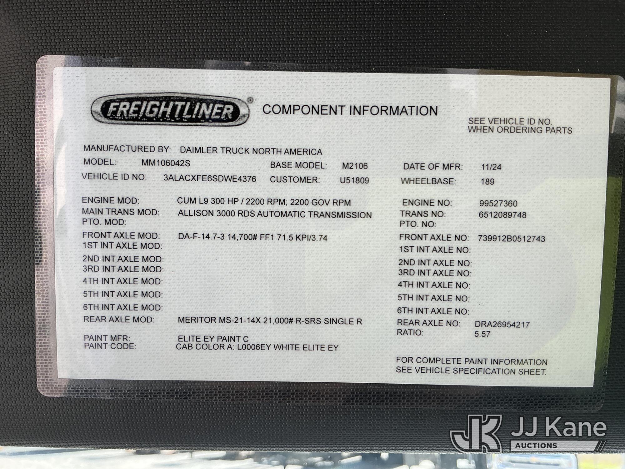 2025 Freightliner M2 106