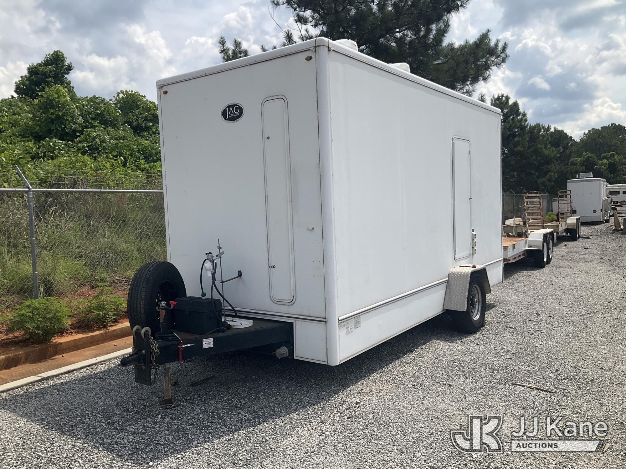 2011 Jag Mobile Solutions 15 ft. Mobile Bathroom, trailer mtd.