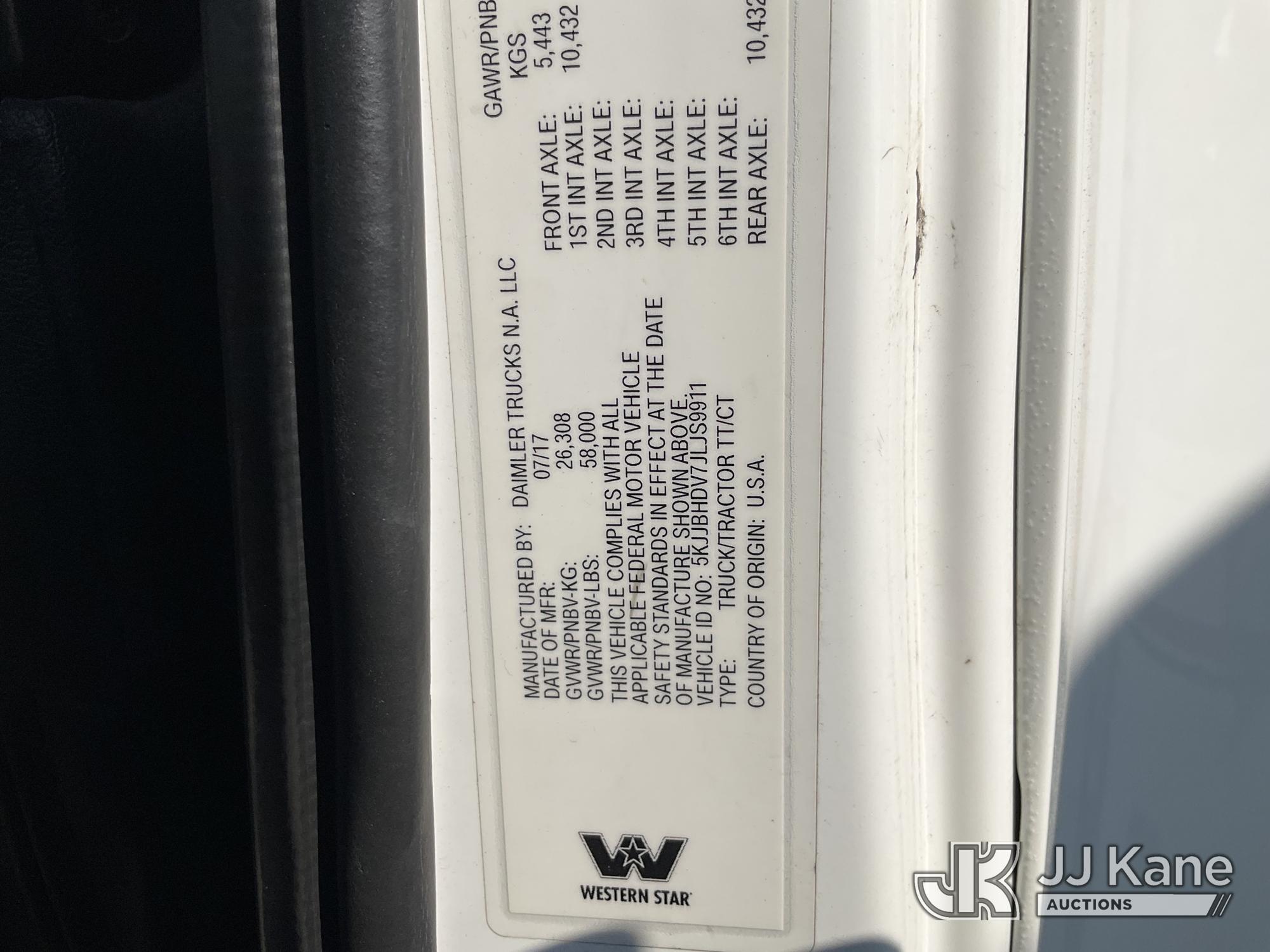 2018 Western Star 5700