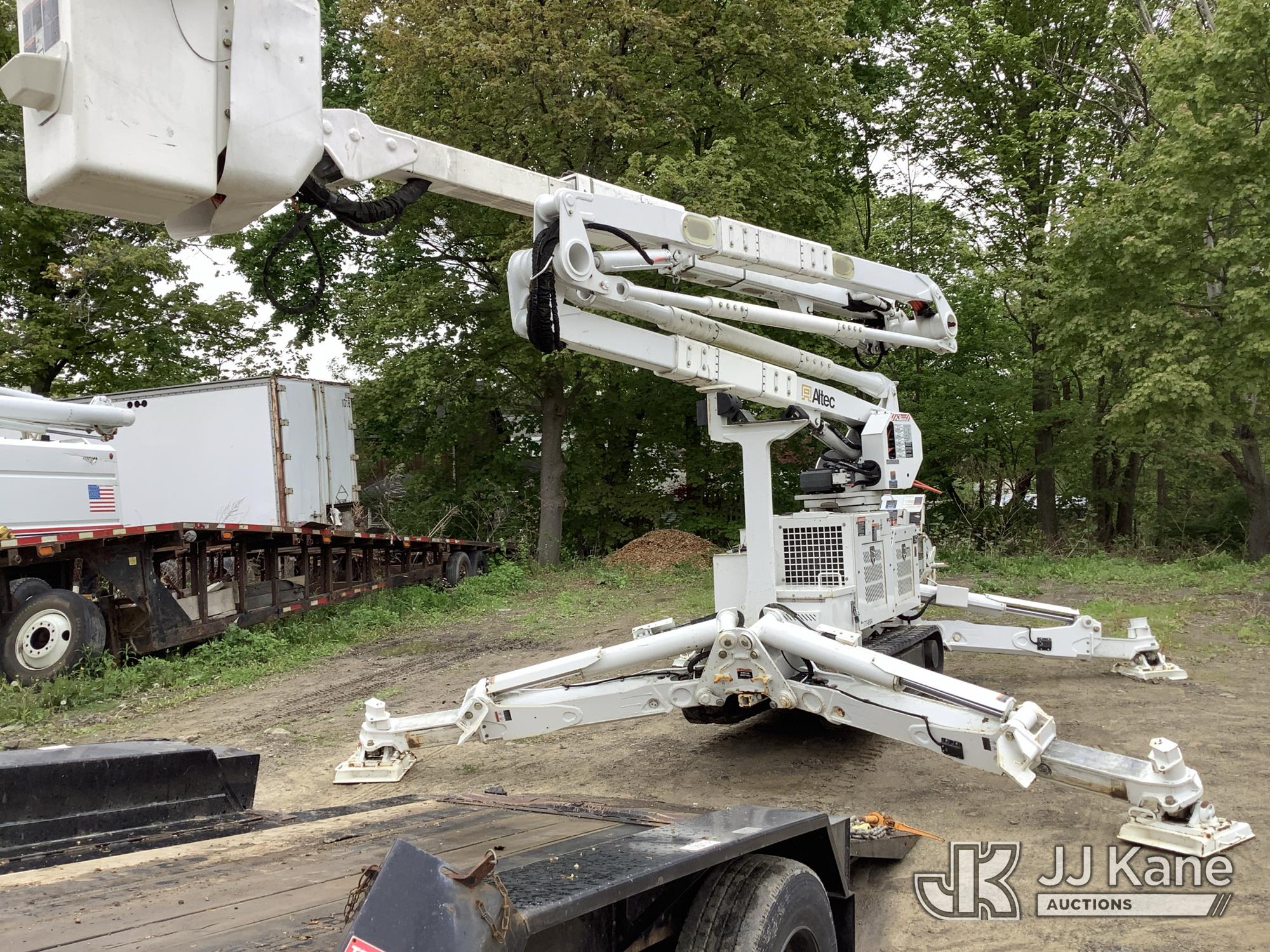Altec TDA58, Articulating & Telescopic Bucket Truck mounted on 2018 Altec Tracked Back Yard Carrier