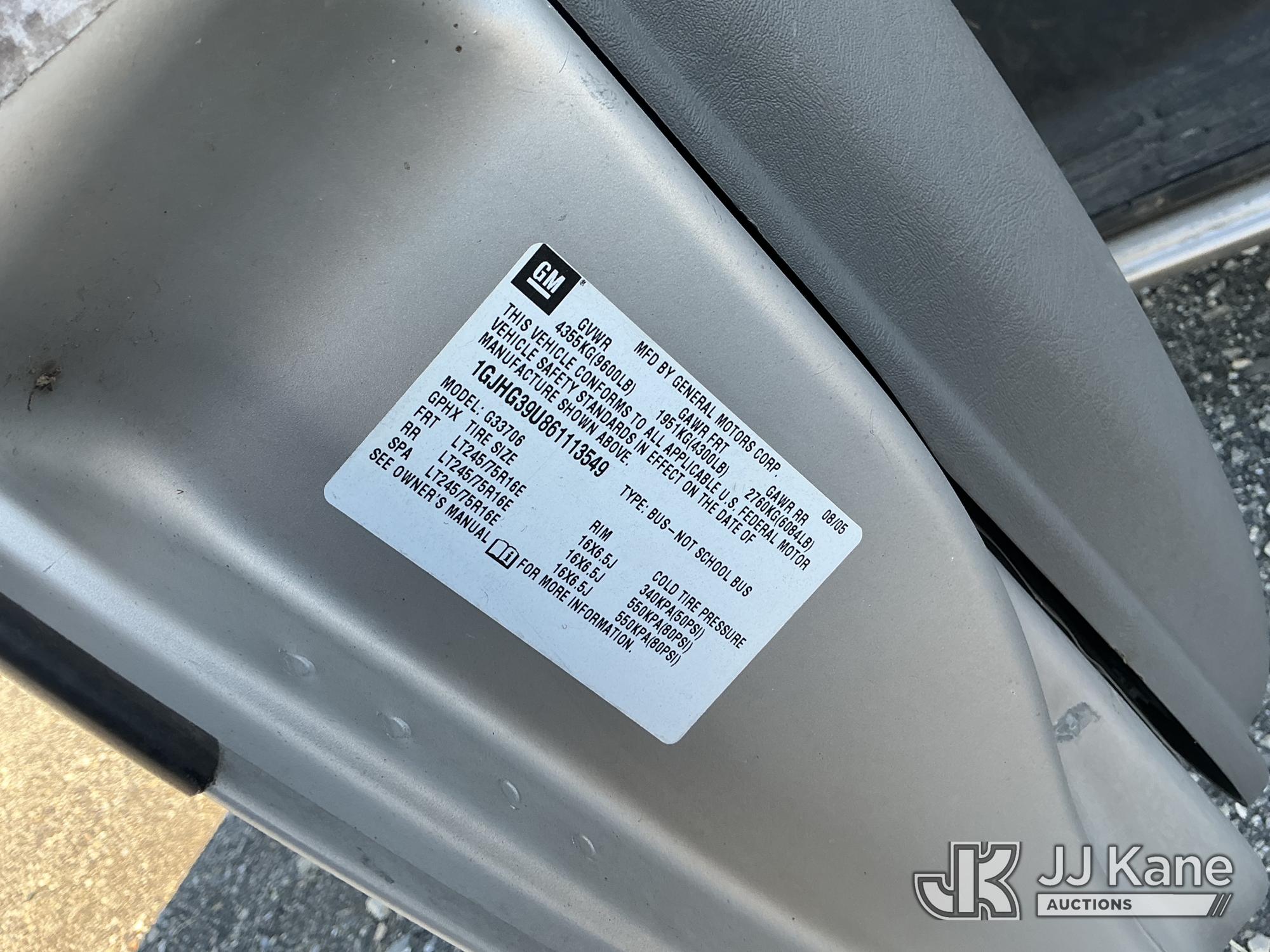 2006 GMC SAVANA G3500
