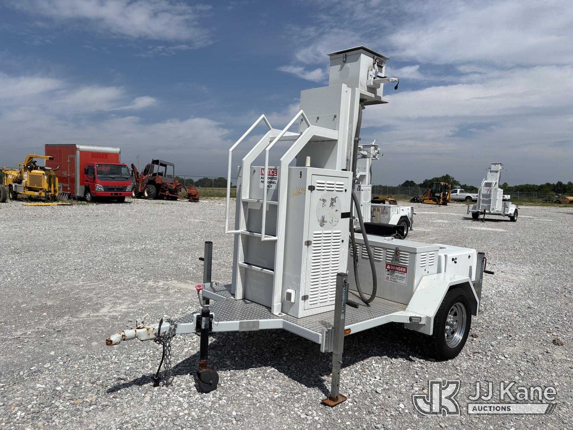 2019 Sky Cop Tagalong Utiliy Trailer, SkyCop Surveillance Camera Trailer