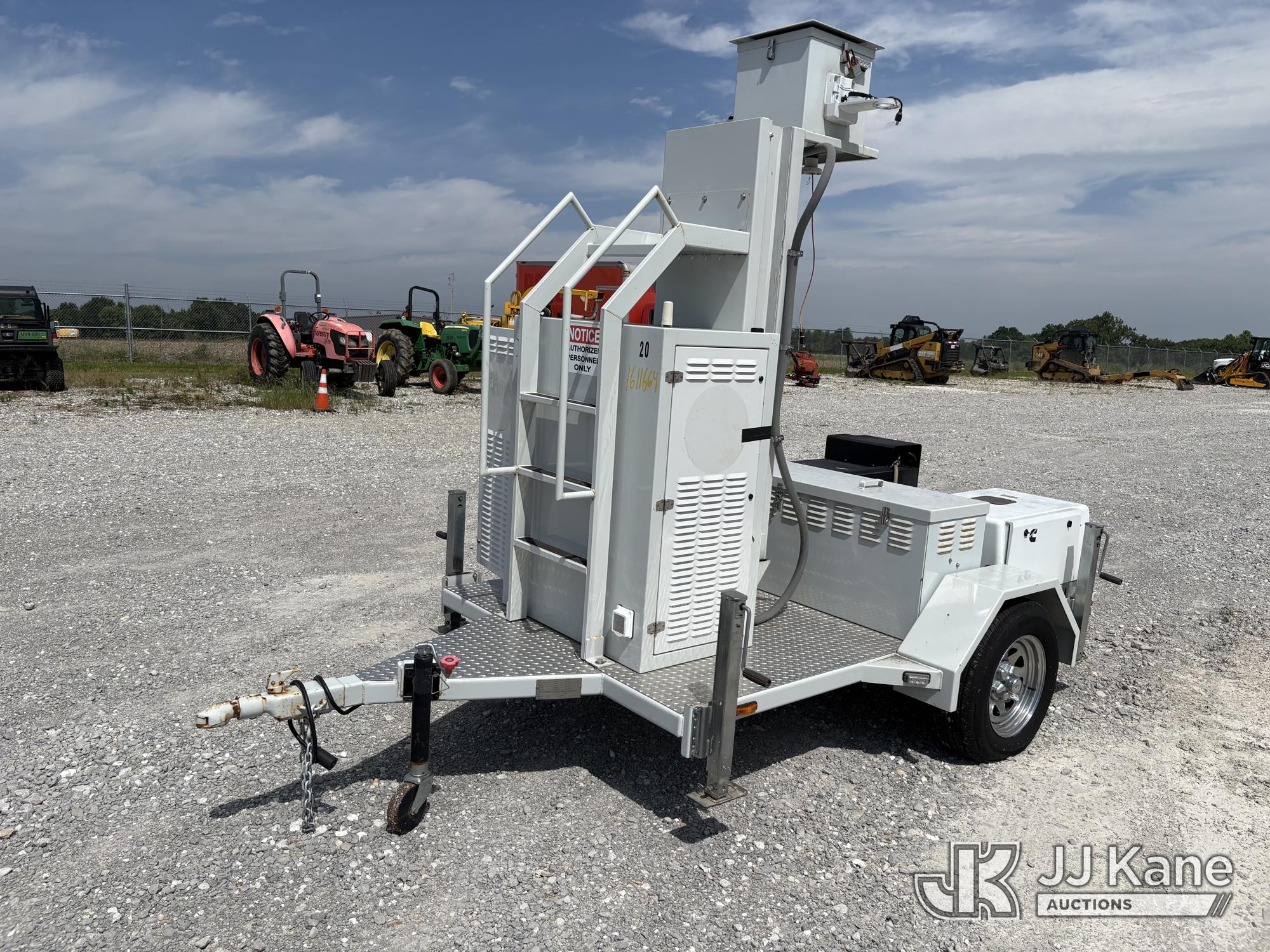 2021 Sky Cop Tagalong Utiliy Trailer, SkyCop Surveillance Camera Trailer