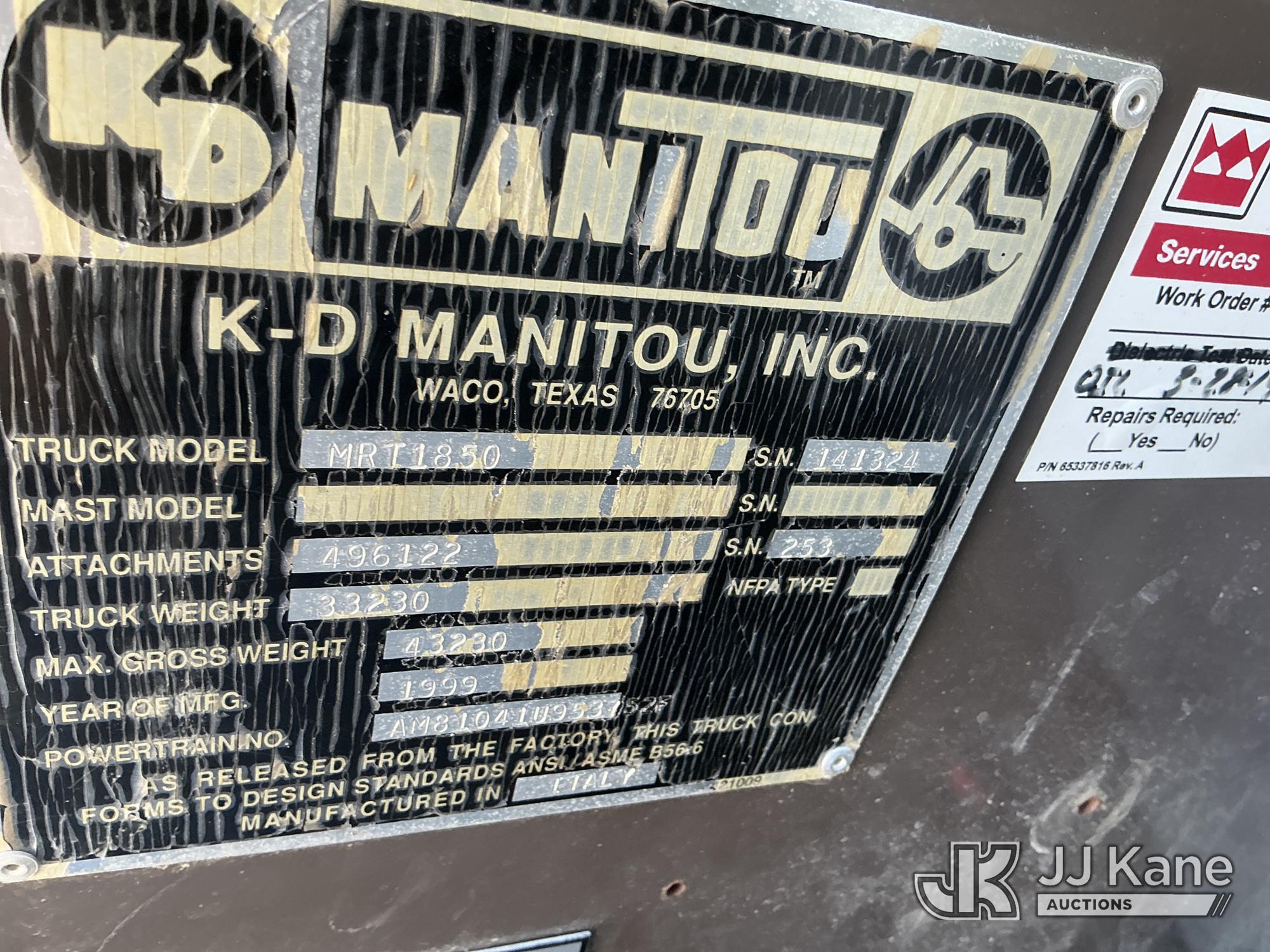 1999 Manitou MRT1850