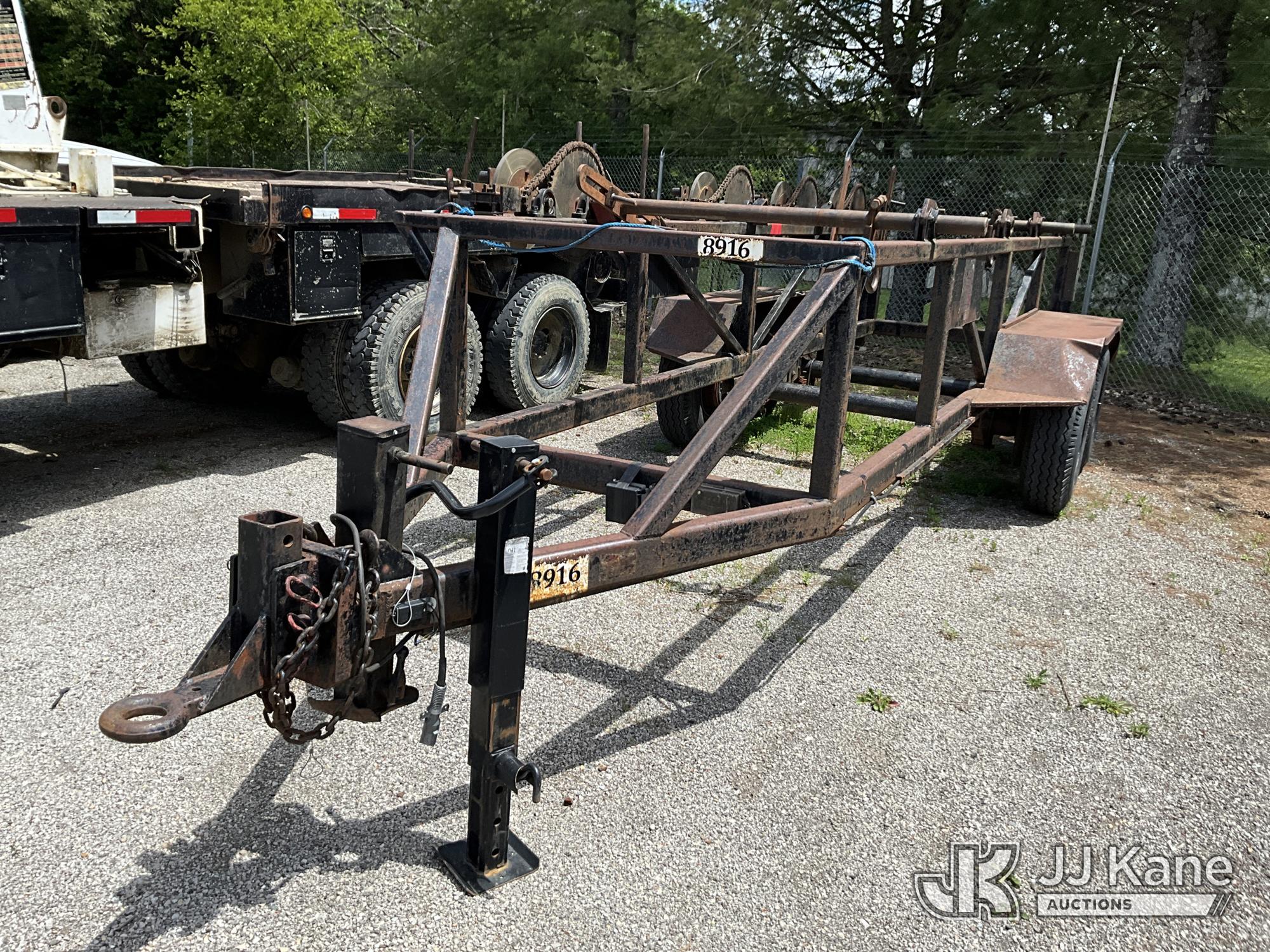 1992 Homemade Utility 4 Reel Reel Trailer