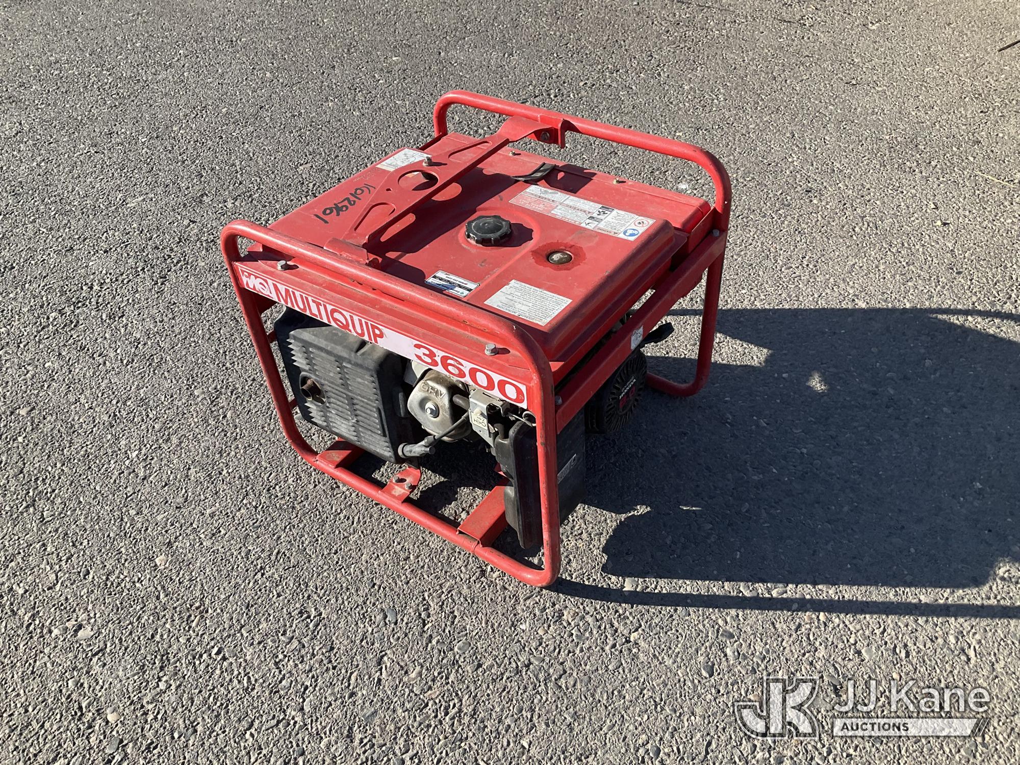 Multiquip 3600 Generator (Not Running