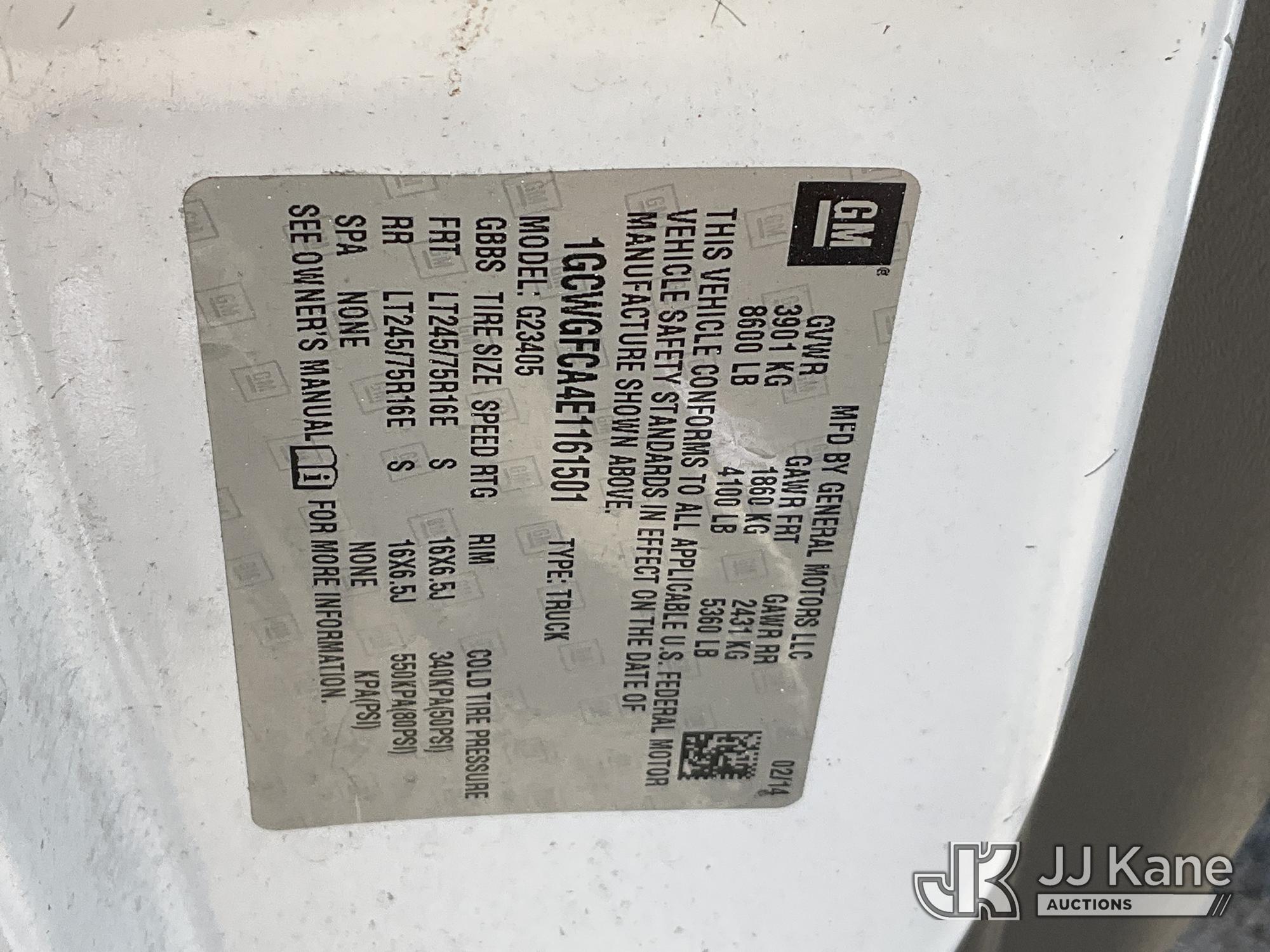 2014 Chevrolet Express G2500