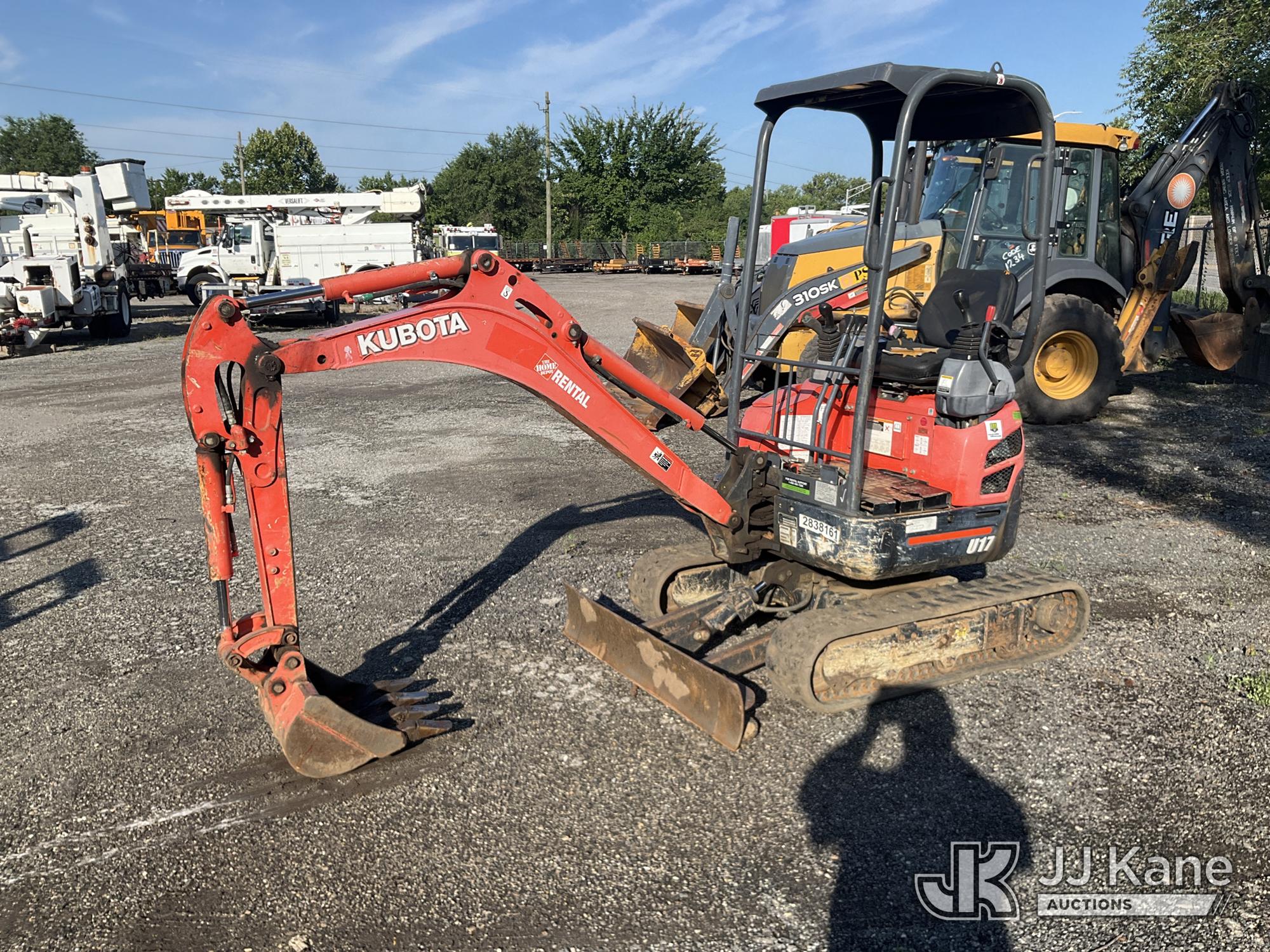 2019 Kubota U17 Mini Hydraulic Excavator
