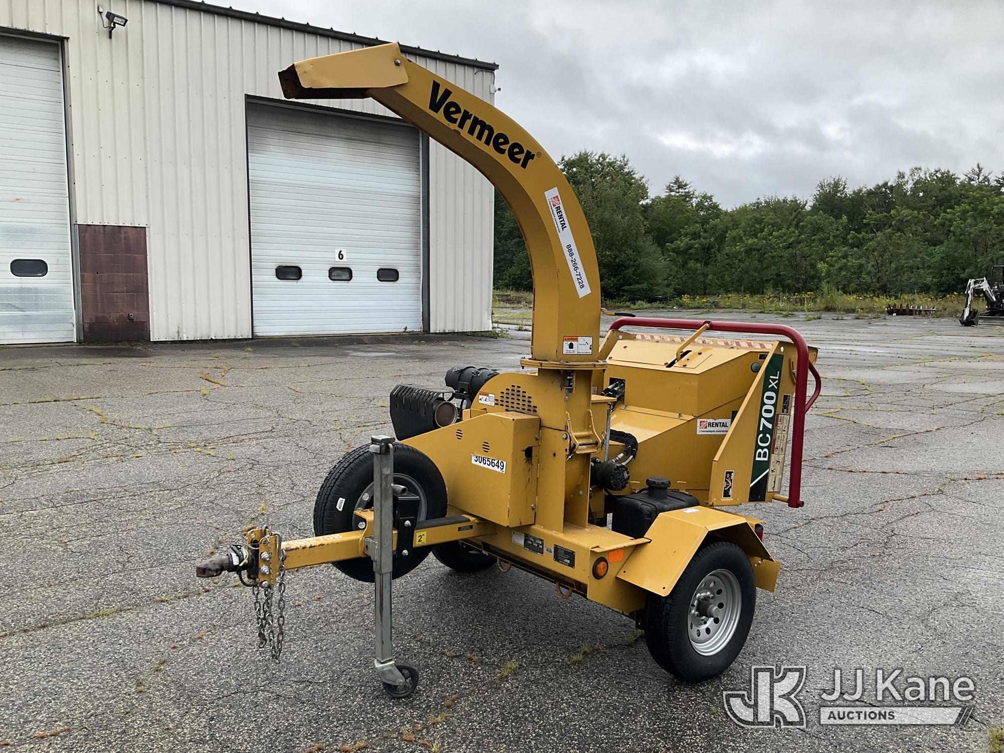 2021 Vermeer Corporation BC700XL Chipper (6in Disc), Trailer Mounted