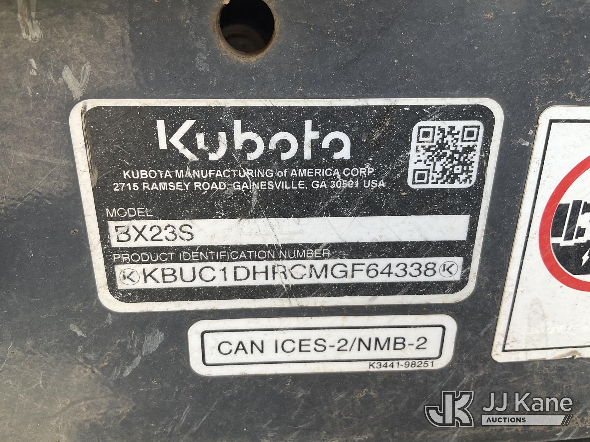 2022 Kubota BX23 4X4