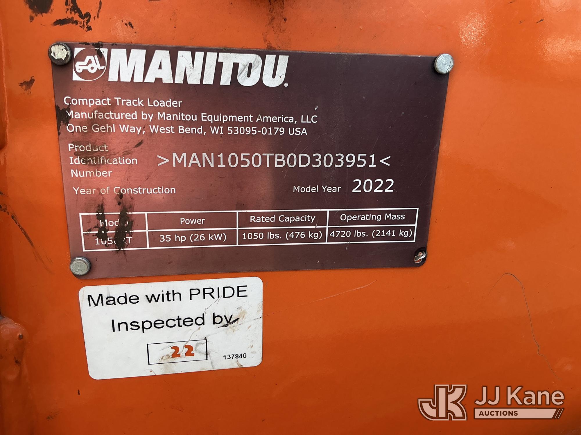 2022 Manitou 1050RT