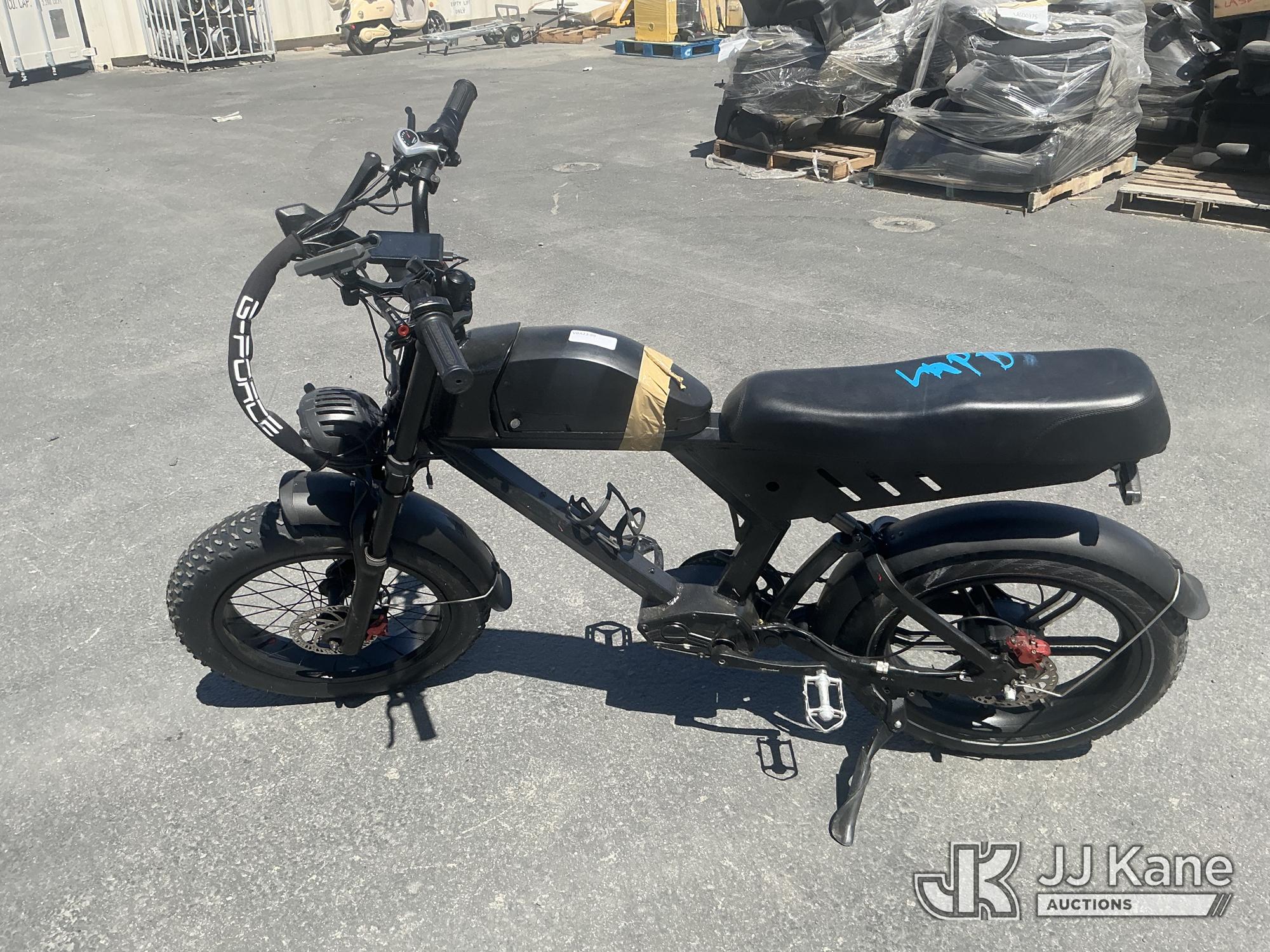 Black E-Bike No Keys
