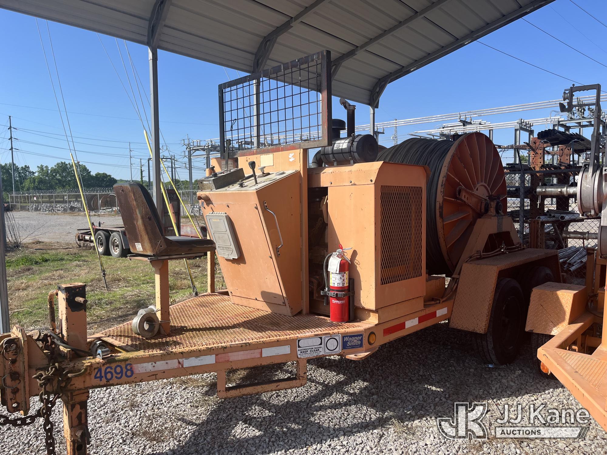 2002 Wagner Smith T-1DPT-90 Single-Drum Puller, Municipal Owned